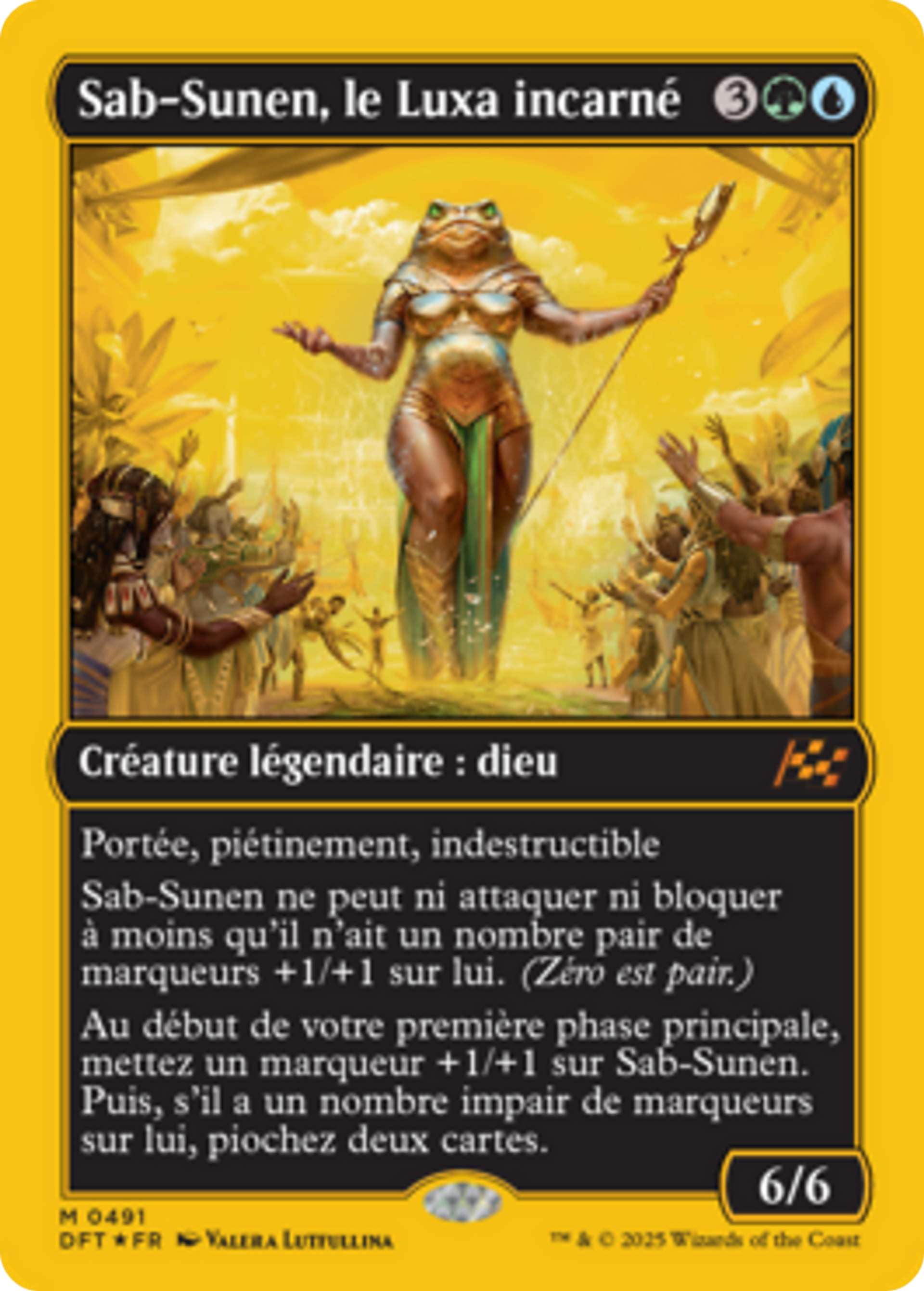 Sab-Sunen, le Luxa incarné — Aetherdrift — Magic: The Gathering