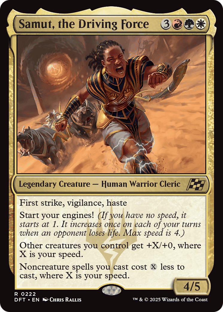 Samut, the Driving Force — Aetherdrift — Magic: The Gathering