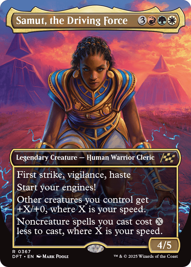 Samut, the Driving Force — Aetherdrift — Magic: The Gathering