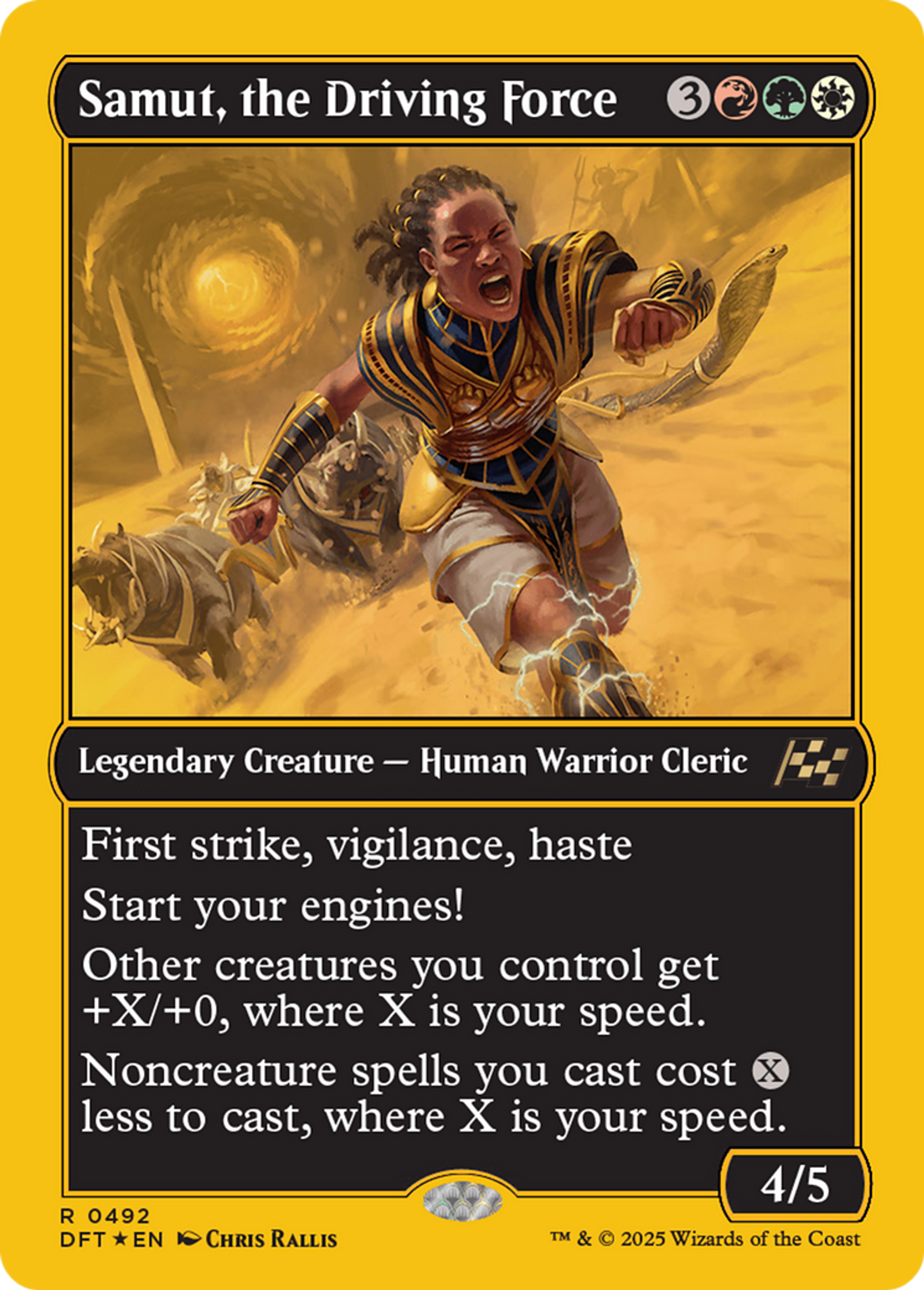 Samut, the Driving Force — Aetherdrift — Magic: The Gathering