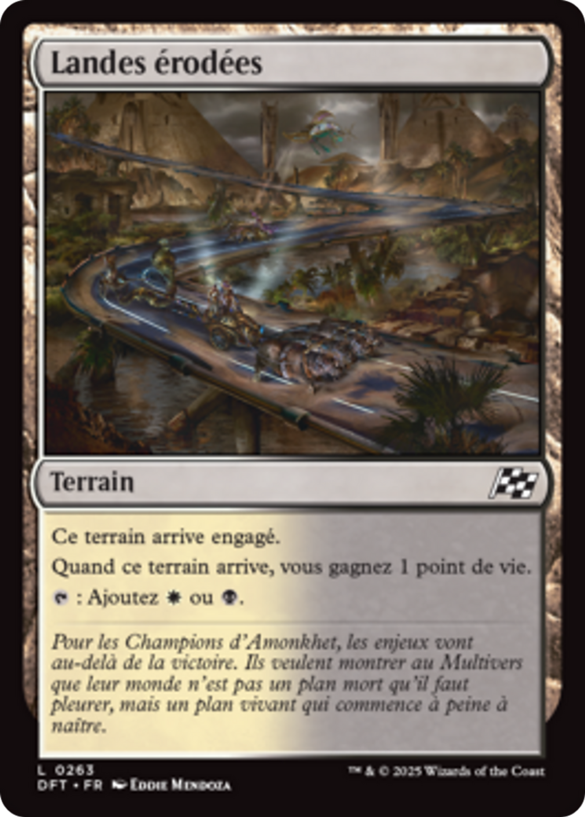 Landes érodées — Aetherdrift — Magic: The Gathering