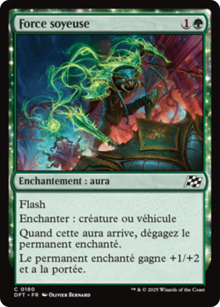 Force soyeuse — Aetherdrift — Magic: The Gathering