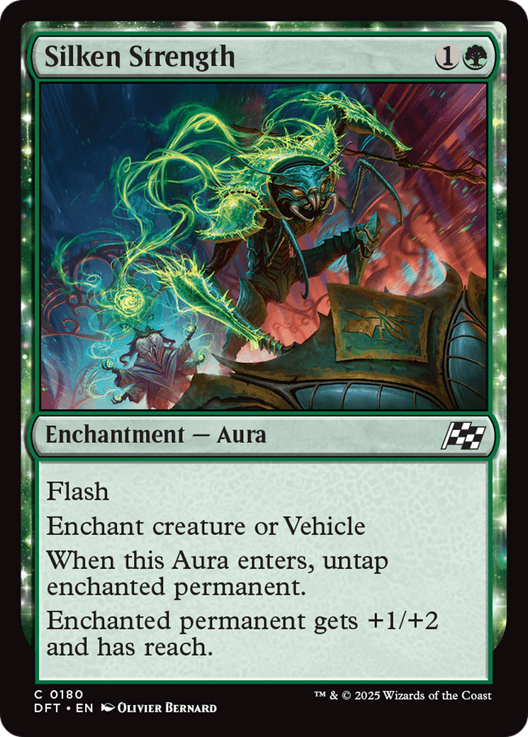 Silken Strength — Aetherdrift — Magic: The Gathering