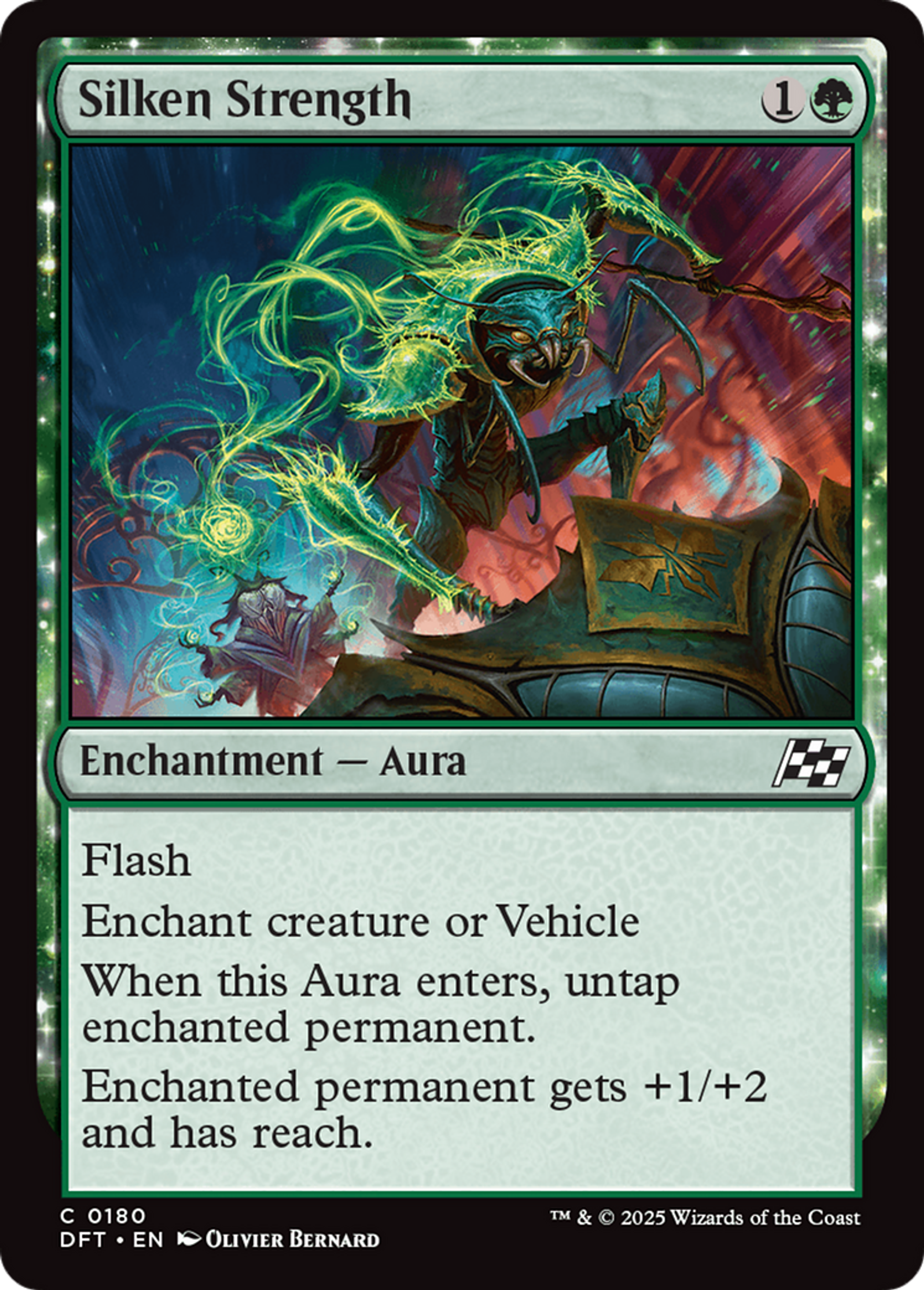 Silken Strength — Aetherdrift — Magic: The Gathering