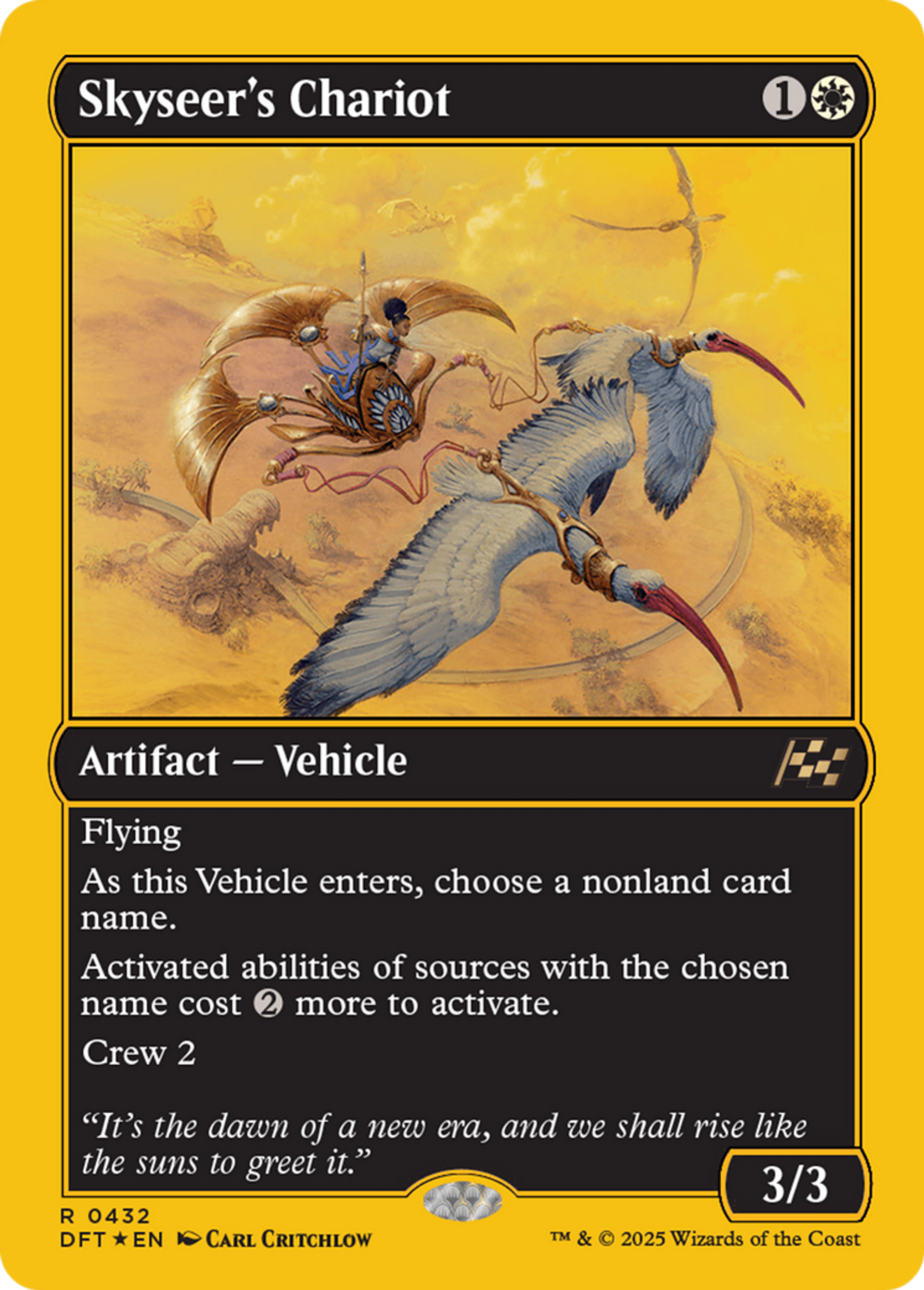 Skyseer's Chariot — Aetherdrift — Magic: The Gathering
