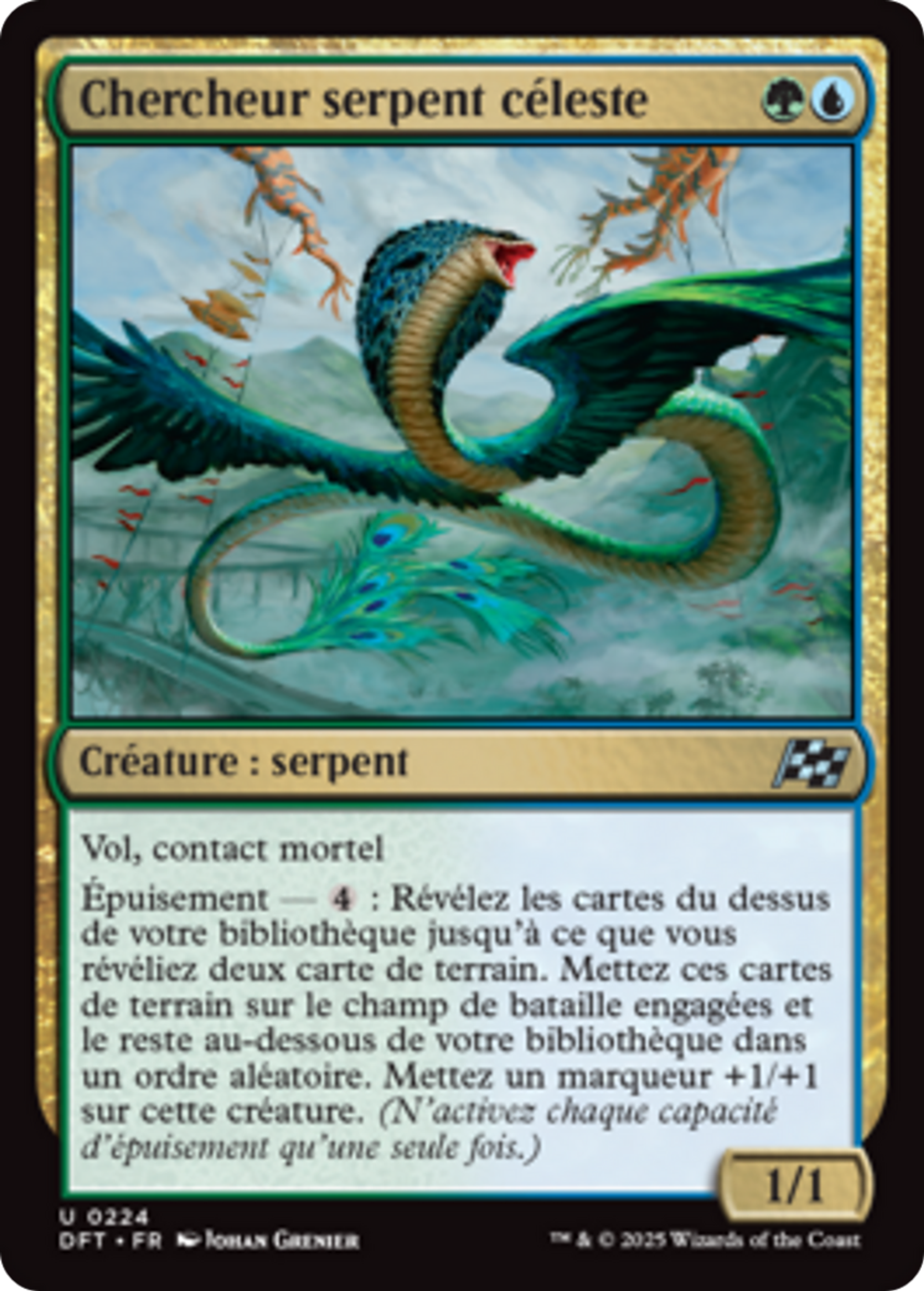 Chercheur serpent céleste — Aetherdrift — Magic: The Gathering