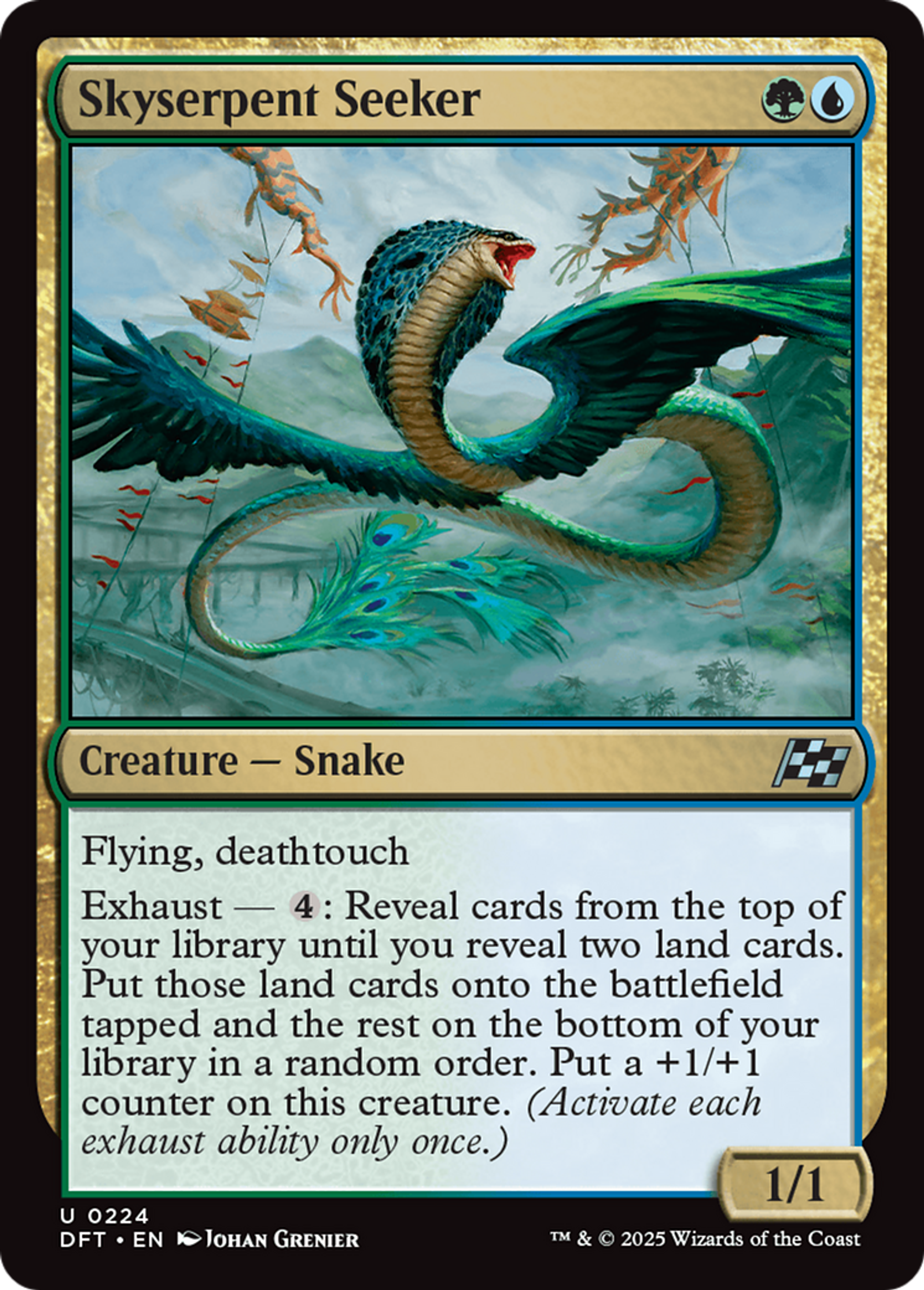 Chercheur serpent céleste — Aetherdrift — Magic: The Gathering