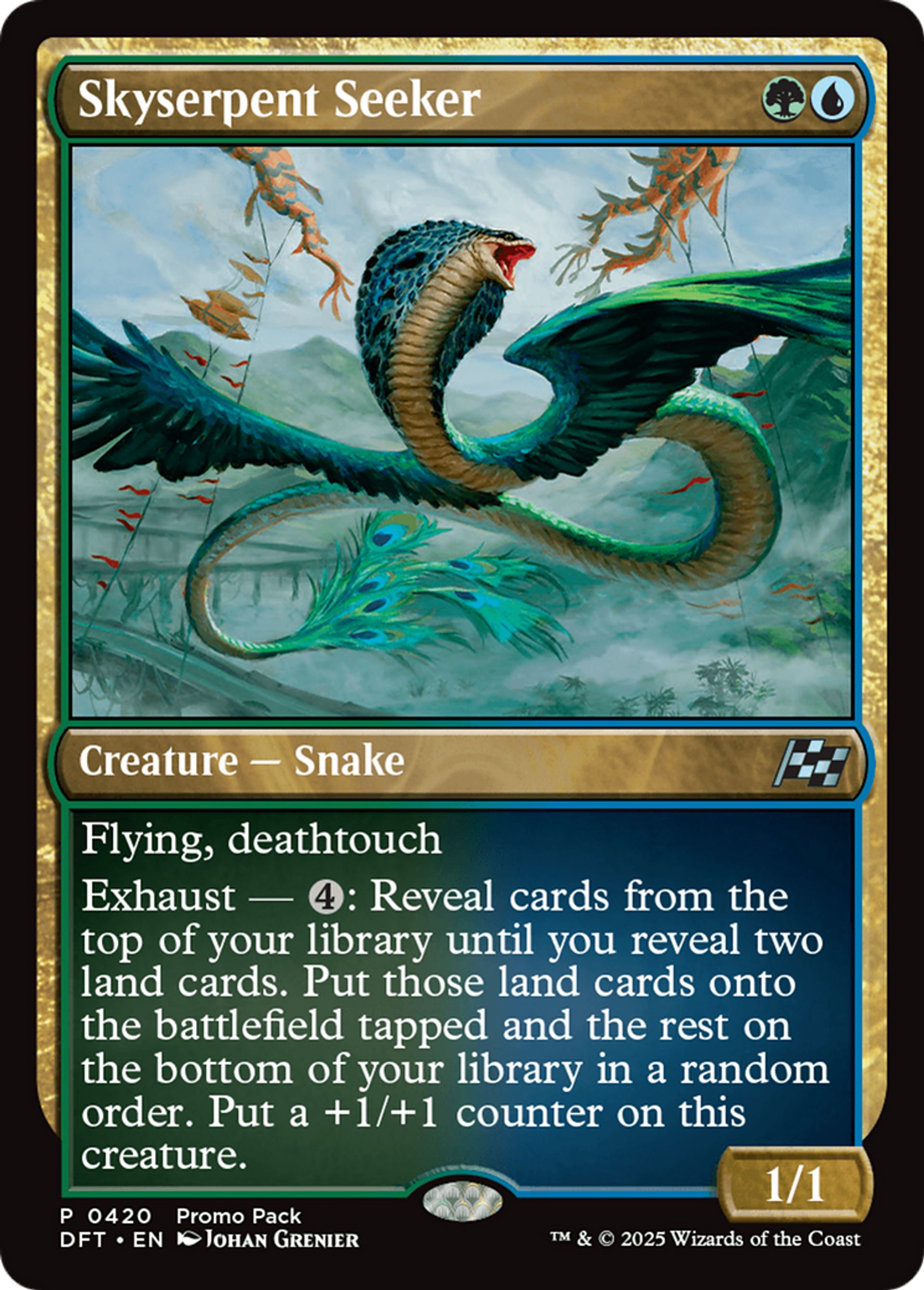 Skyserpent Seeker — Aetherdrift — Magic: The Gathering