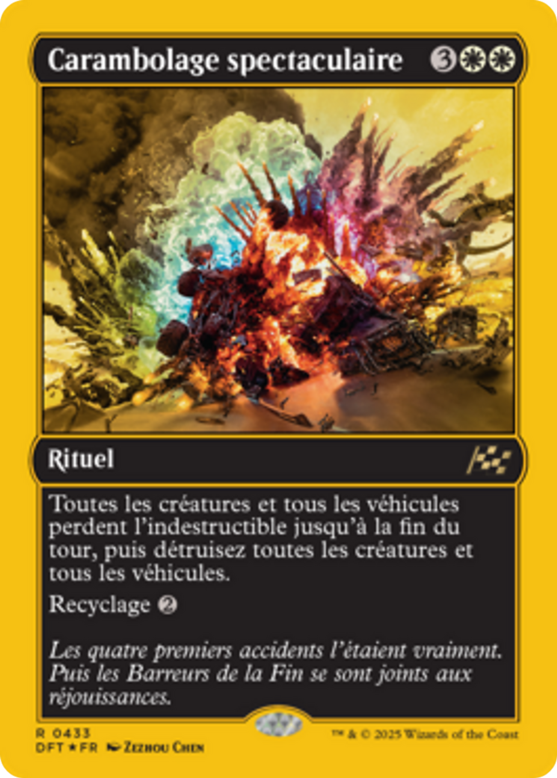 Carambolage spectaculaire — Aetherdrift — Magic: The Gathering