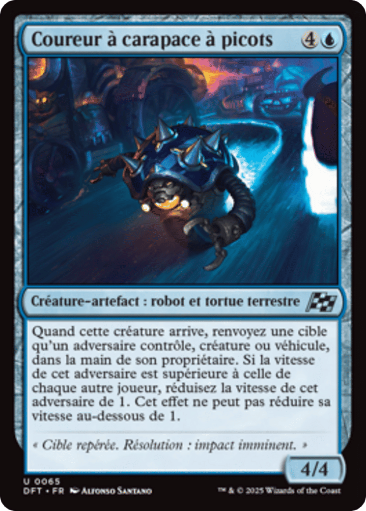 Coureur à carapace à picots — Aetherdrift — Magic: The Gathering