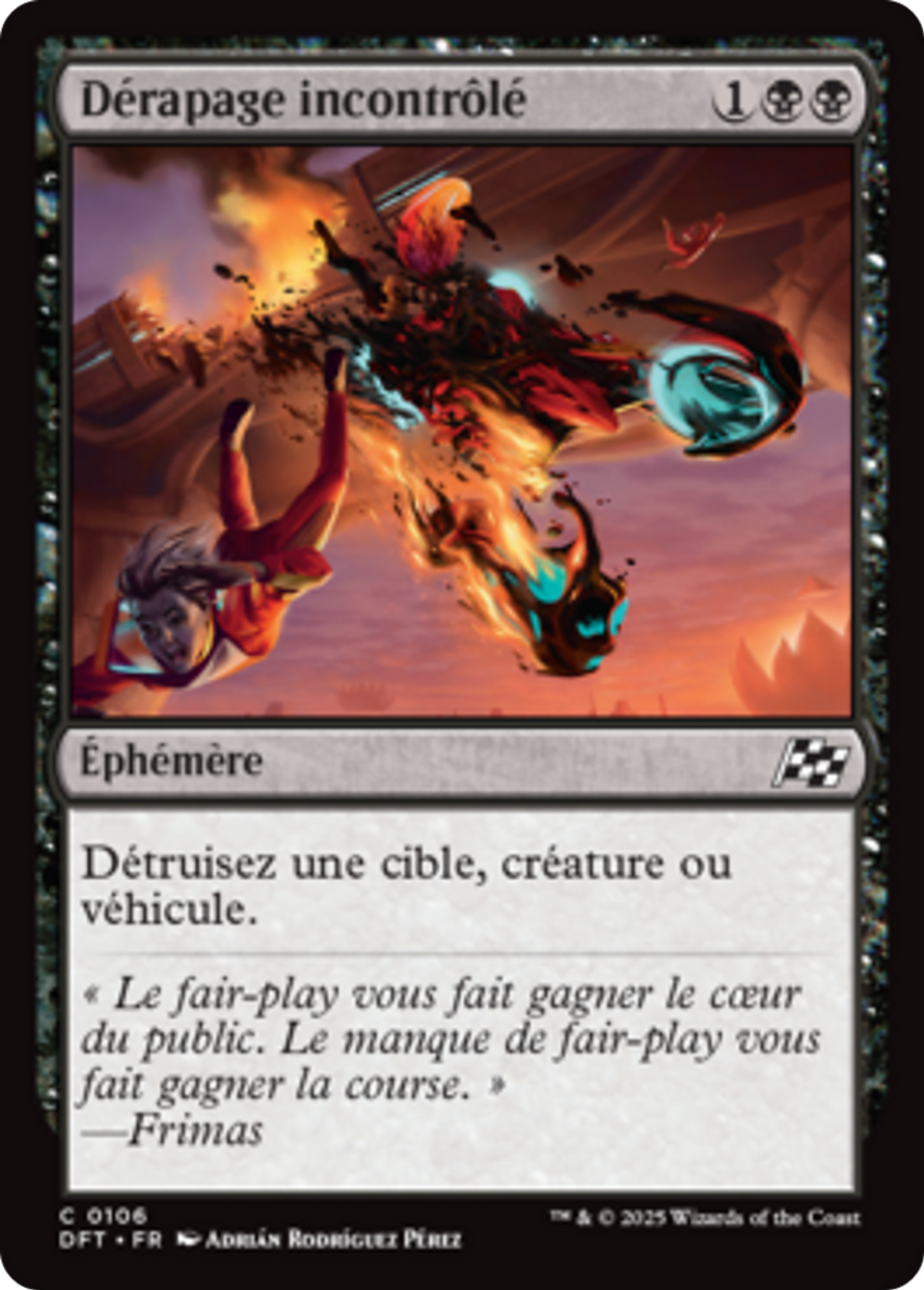 Dérapage incontrôlé — Aetherdrift — Magic: The Gathering