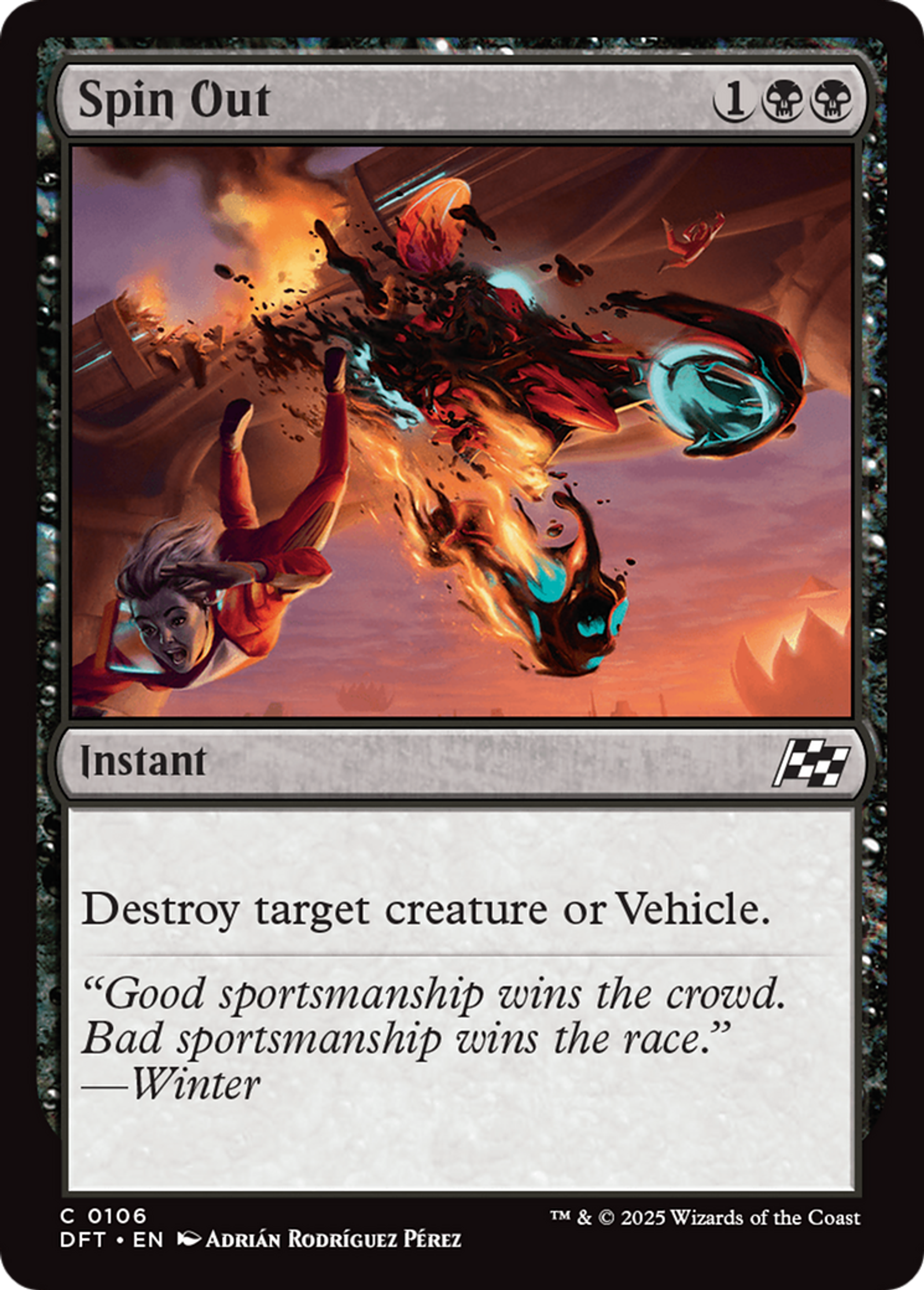 Spin Out — Aetherdrift — Magic: The Gathering