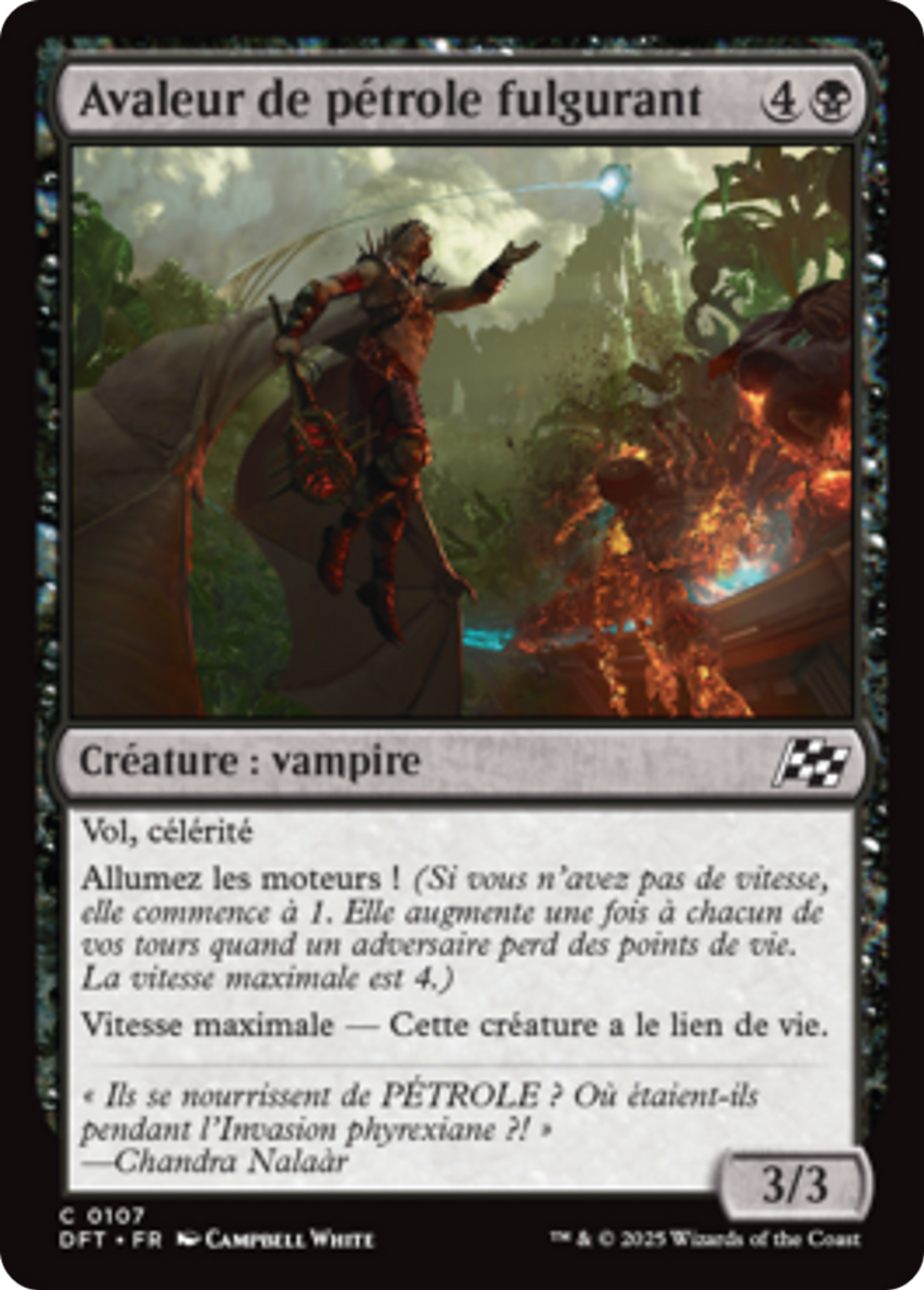 Avaleur de pétrole fulgurant — Aetherdrift — Magic: The Gathering