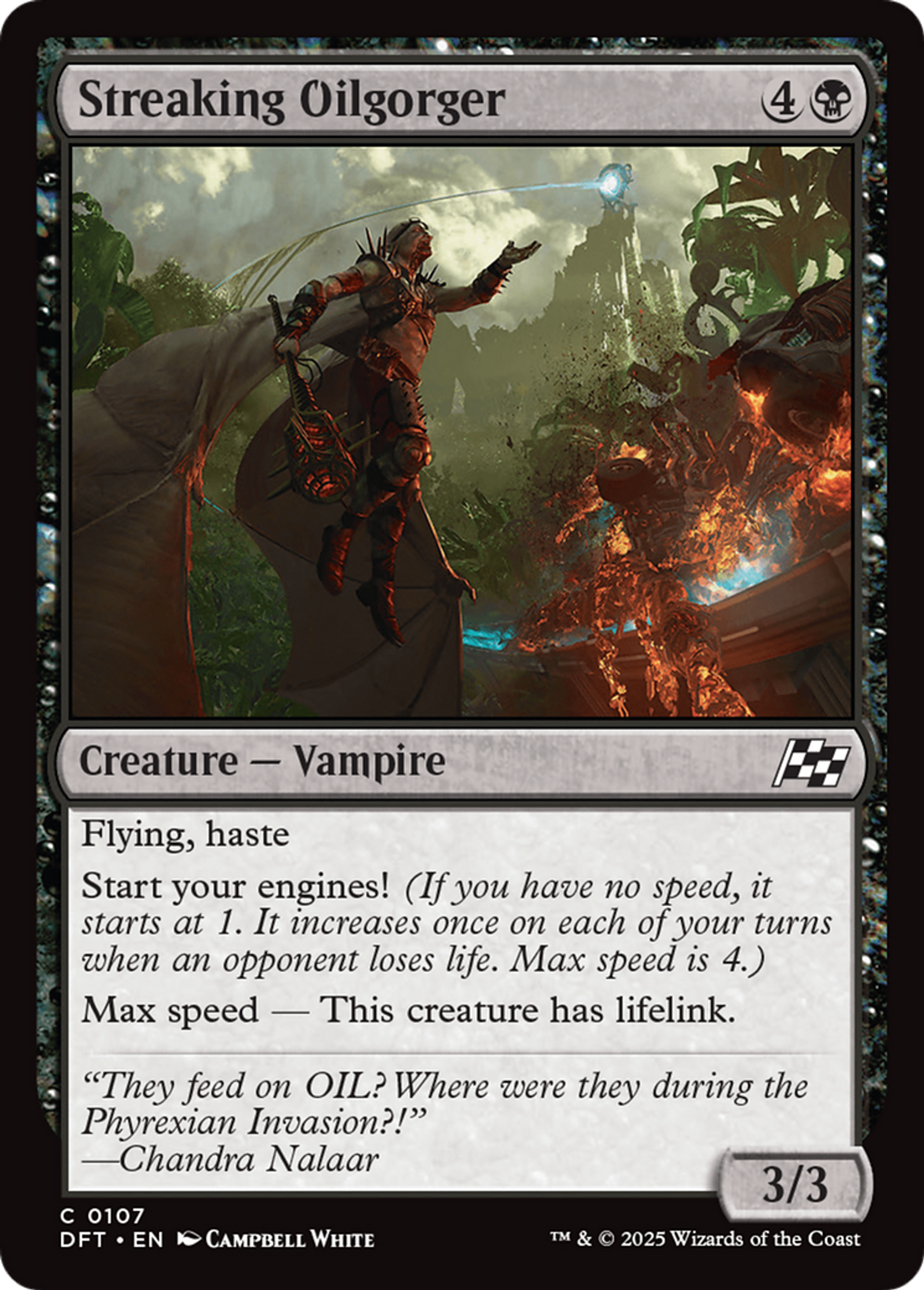 Streaking Oilgorger — Aetherdrift — Magic: The Gathering