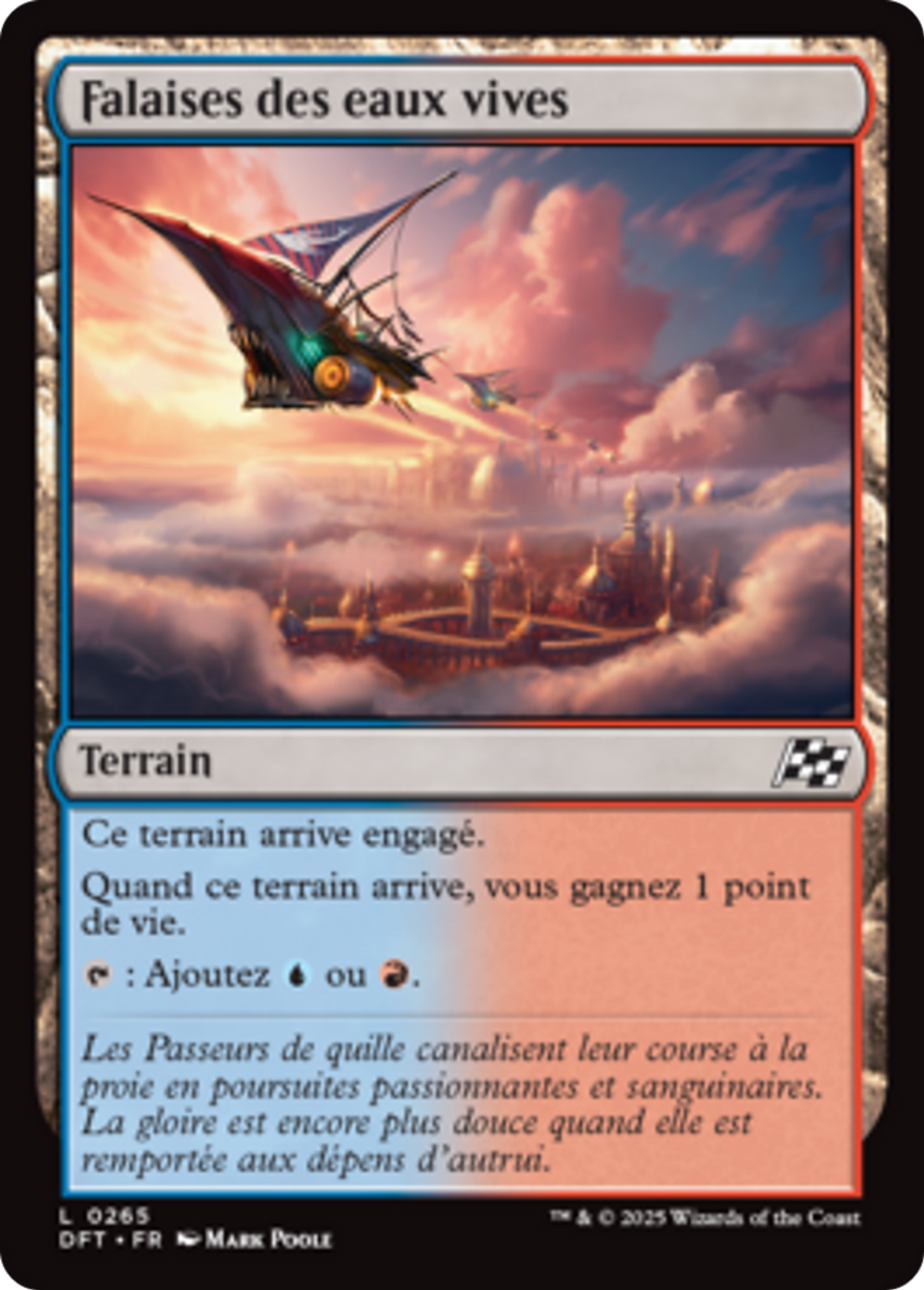 Falaises des eaux vives — Aetherdrift — Magic: The Gathering