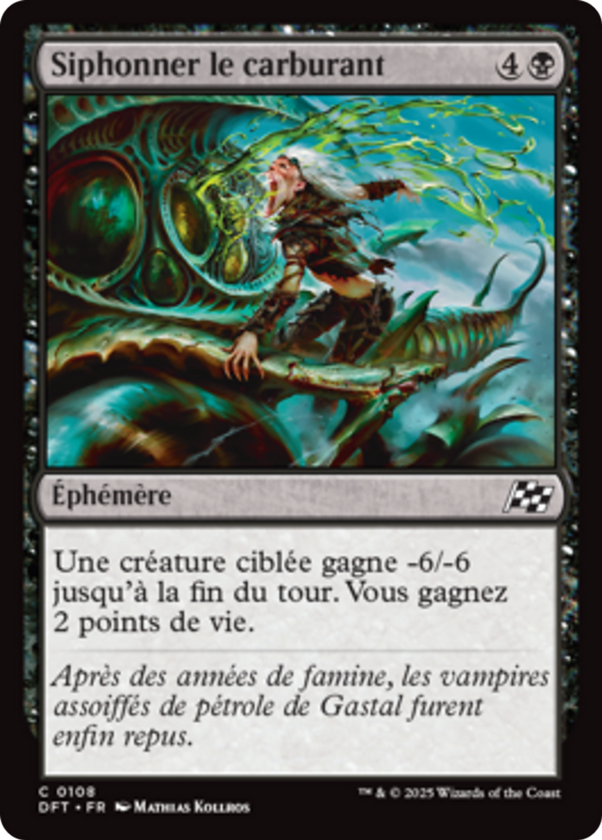 Siphonner le carburant — Aetherdrift — Magic: The Gathering