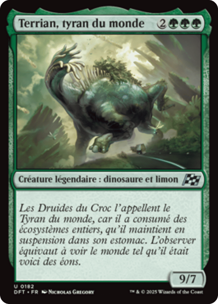Terrian, tyran du monde — Aetherdrift — Magic: The Gathering
