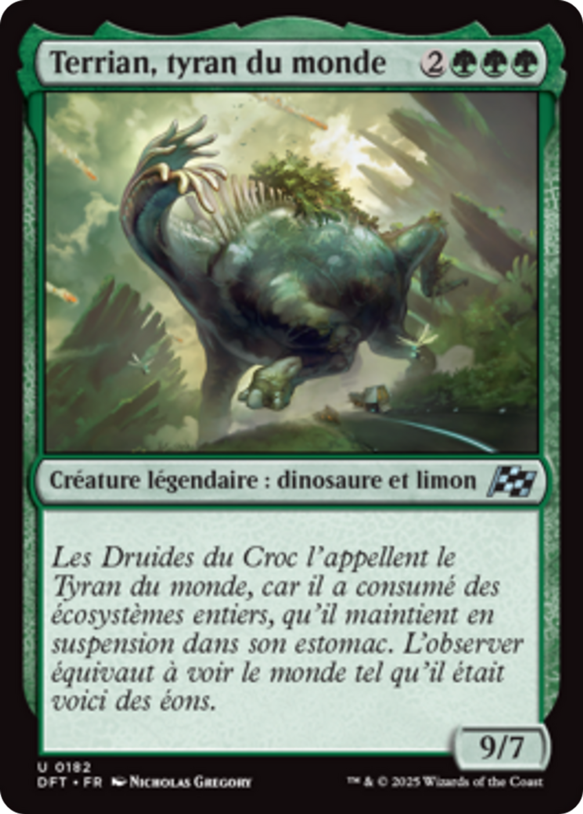 Terrian, tyran du monde — Aetherdrift — Magic: The Gathering