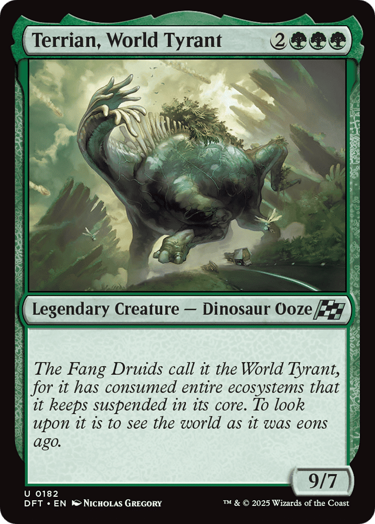 Terrian, World Tyrant — Aetherdrift — Magic: The Gathering