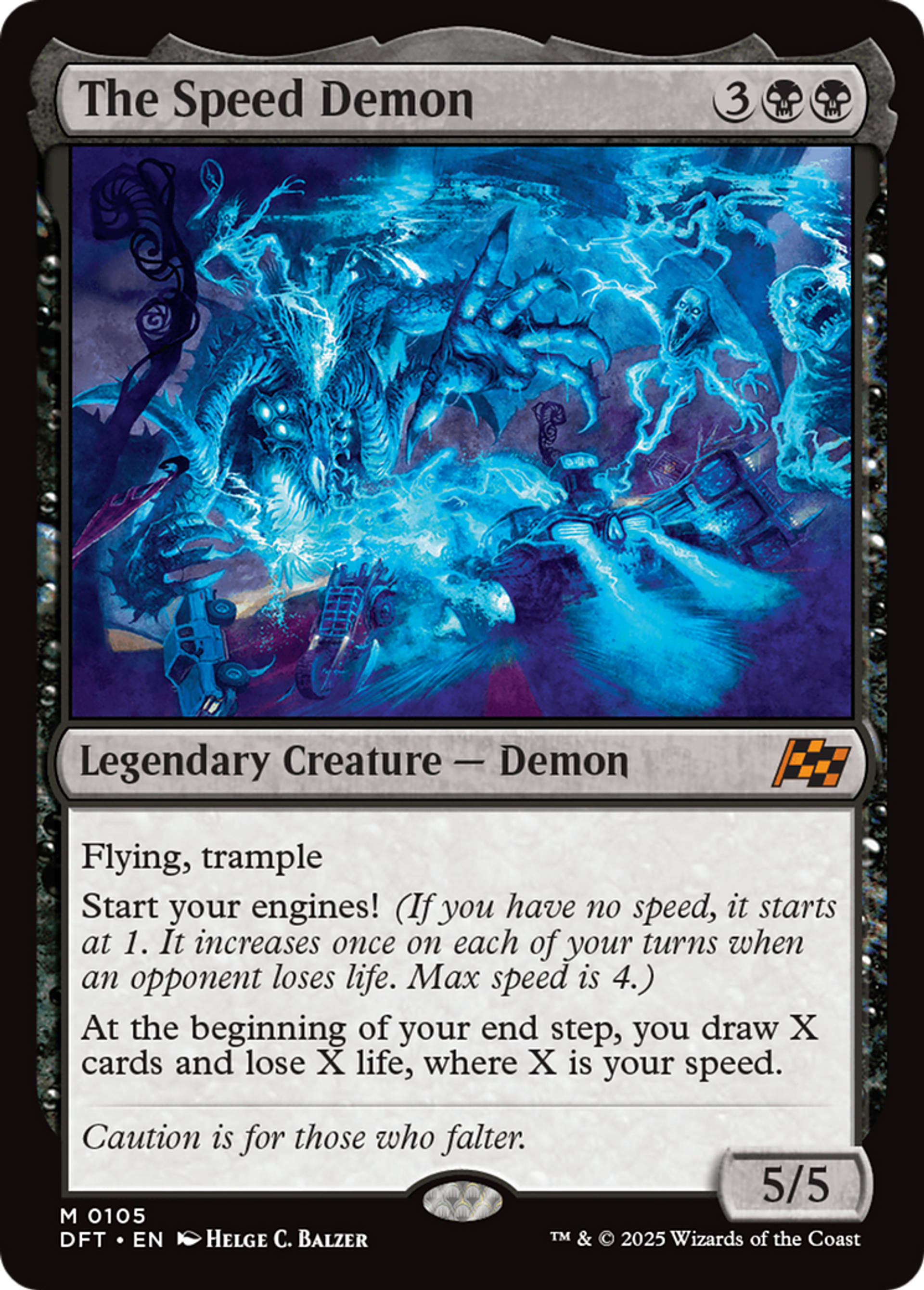The Speed Demon — Aetherdrift — Magic: The Gathering