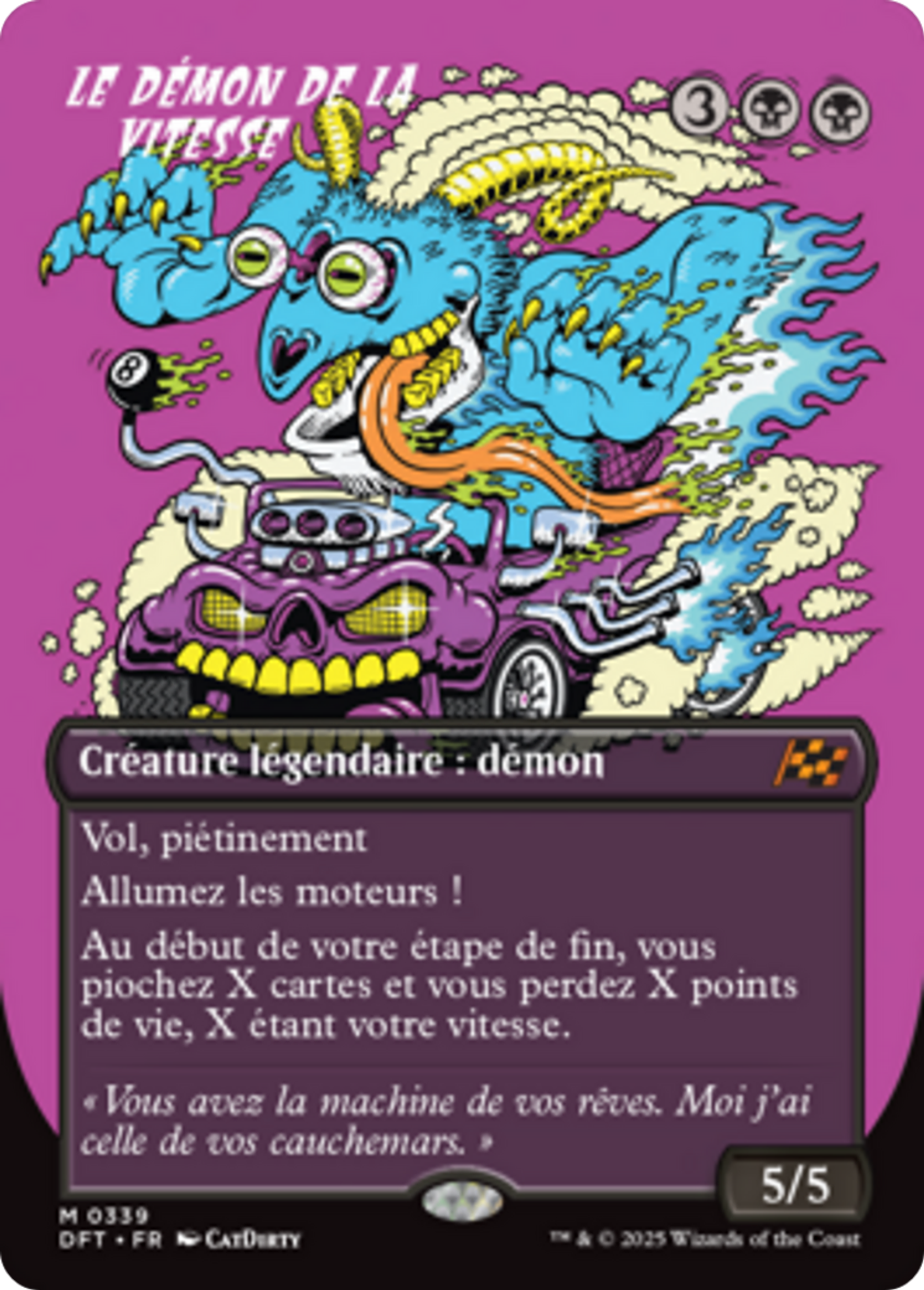 Le Démon de la vitesse — Aetherdrift — Magic: The Gathering