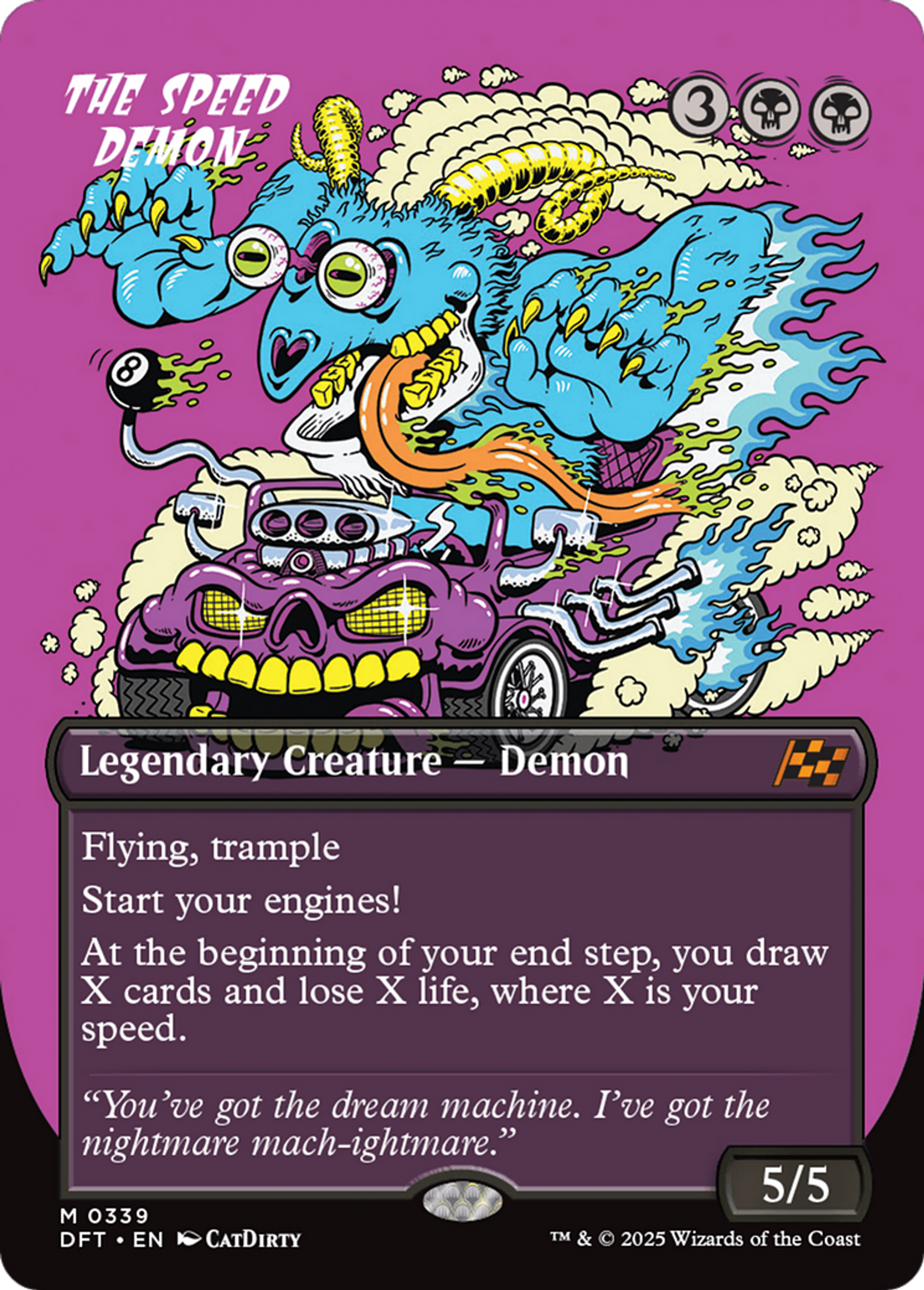 The Speed Demon — Aetherdrift — Magic: The Gathering