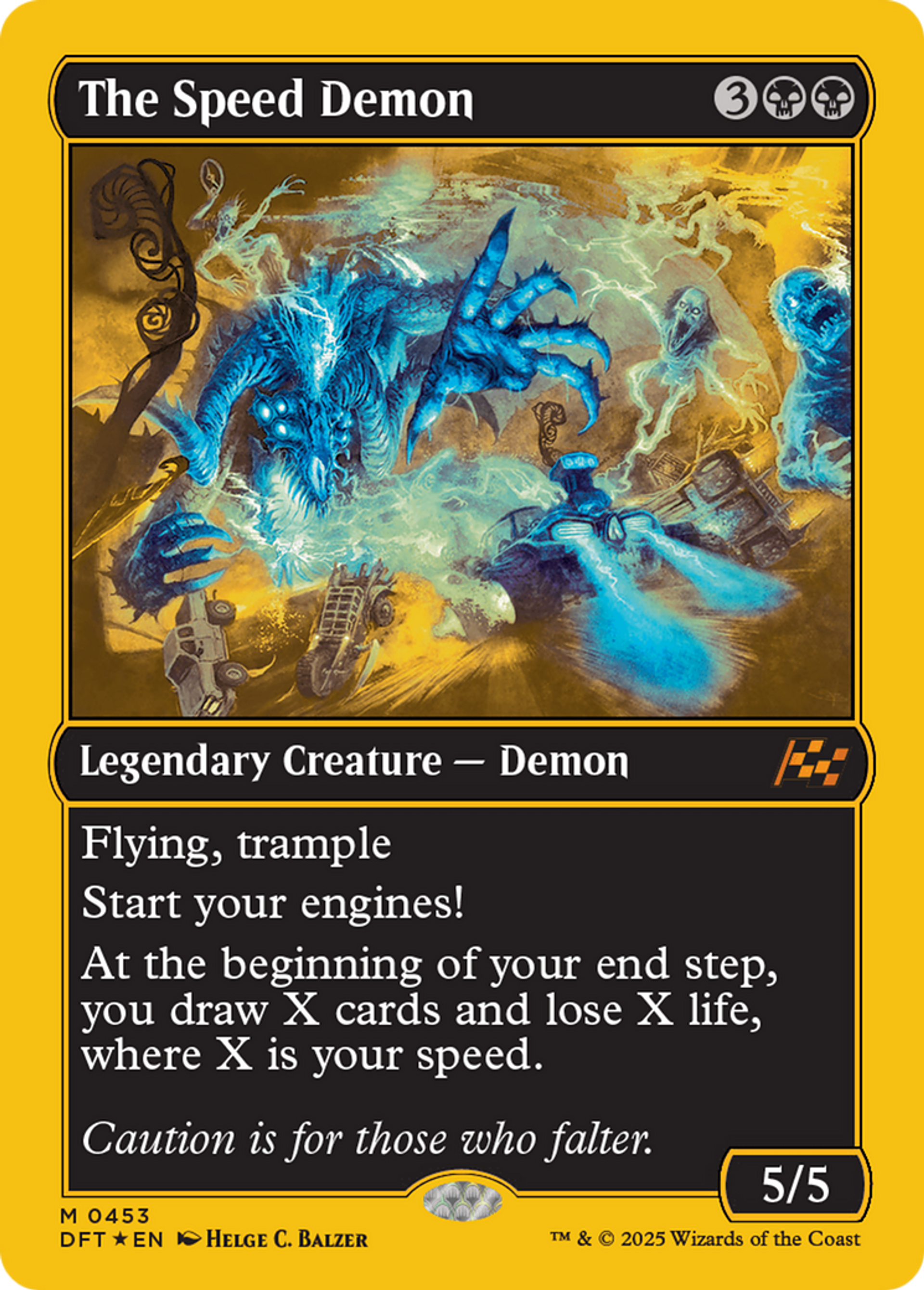 The Speed Demon — Aetherdrift — Magic: The Gathering