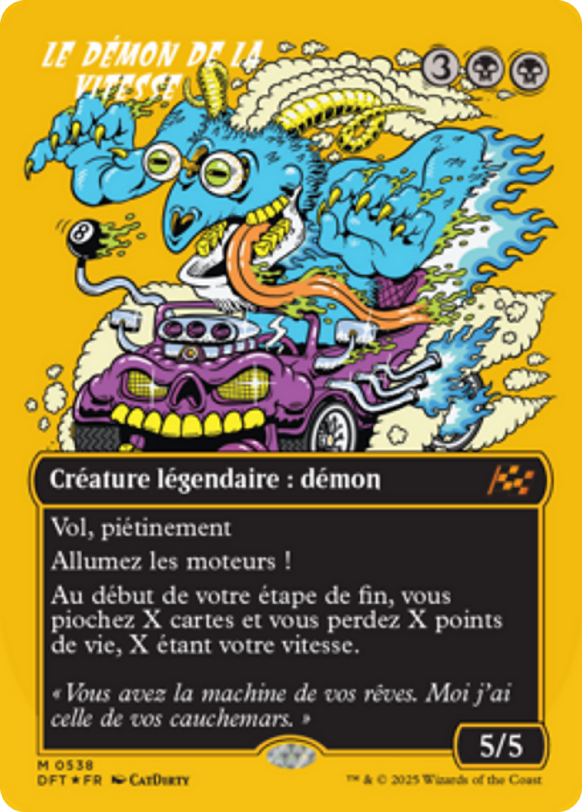 Le Démon de la vitesse — Aetherdrift — Magic: The Gathering