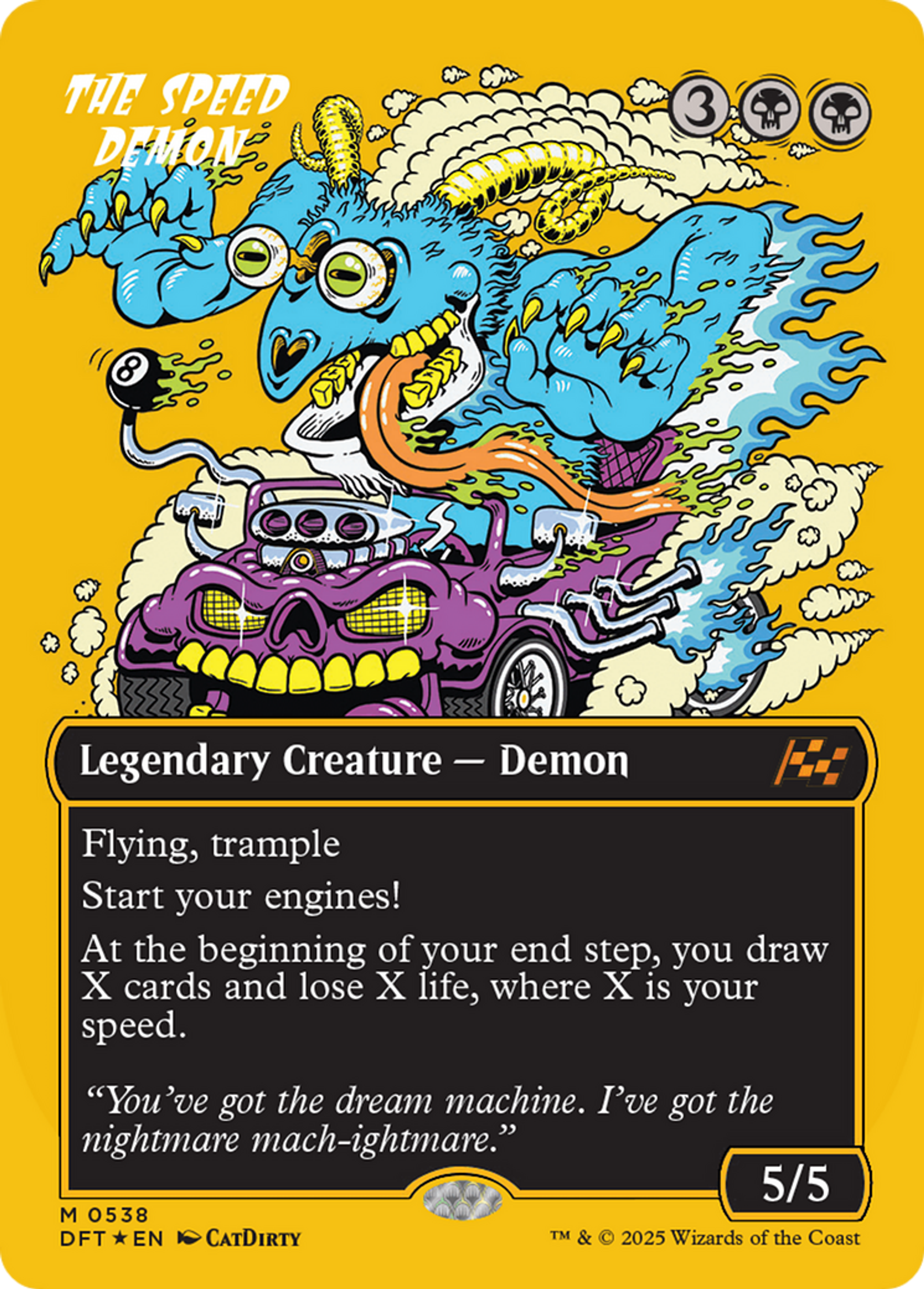 The Speed Demon — Aetherdrift — Magic: The Gathering