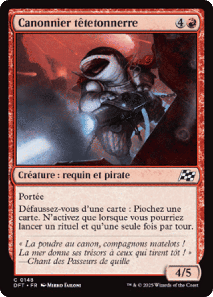 Canonnier têtetonnerre — Aetherdrift — Magic: The Gathering
