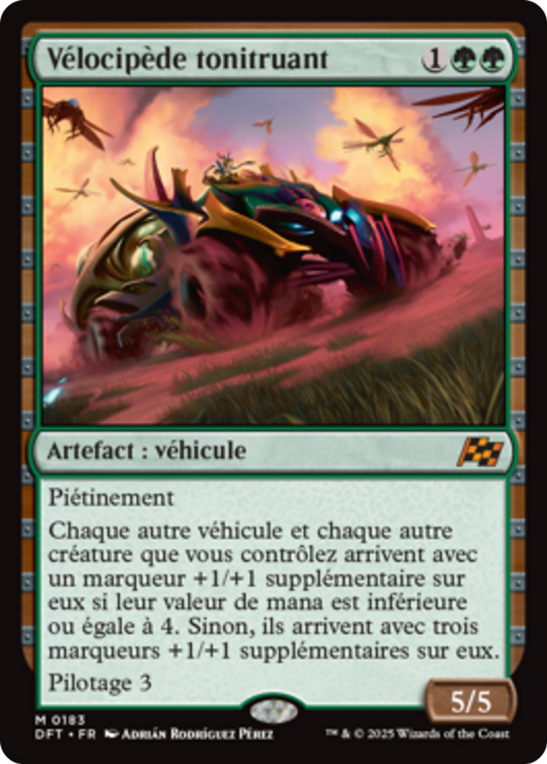 Vélocipède tonitruant — Aetherdrift — Magic: The Gathering
