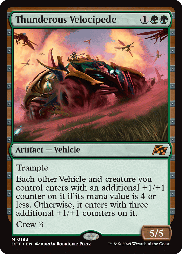 Thunderous Velocipede — Aetherdrift — Magic: The Gathering