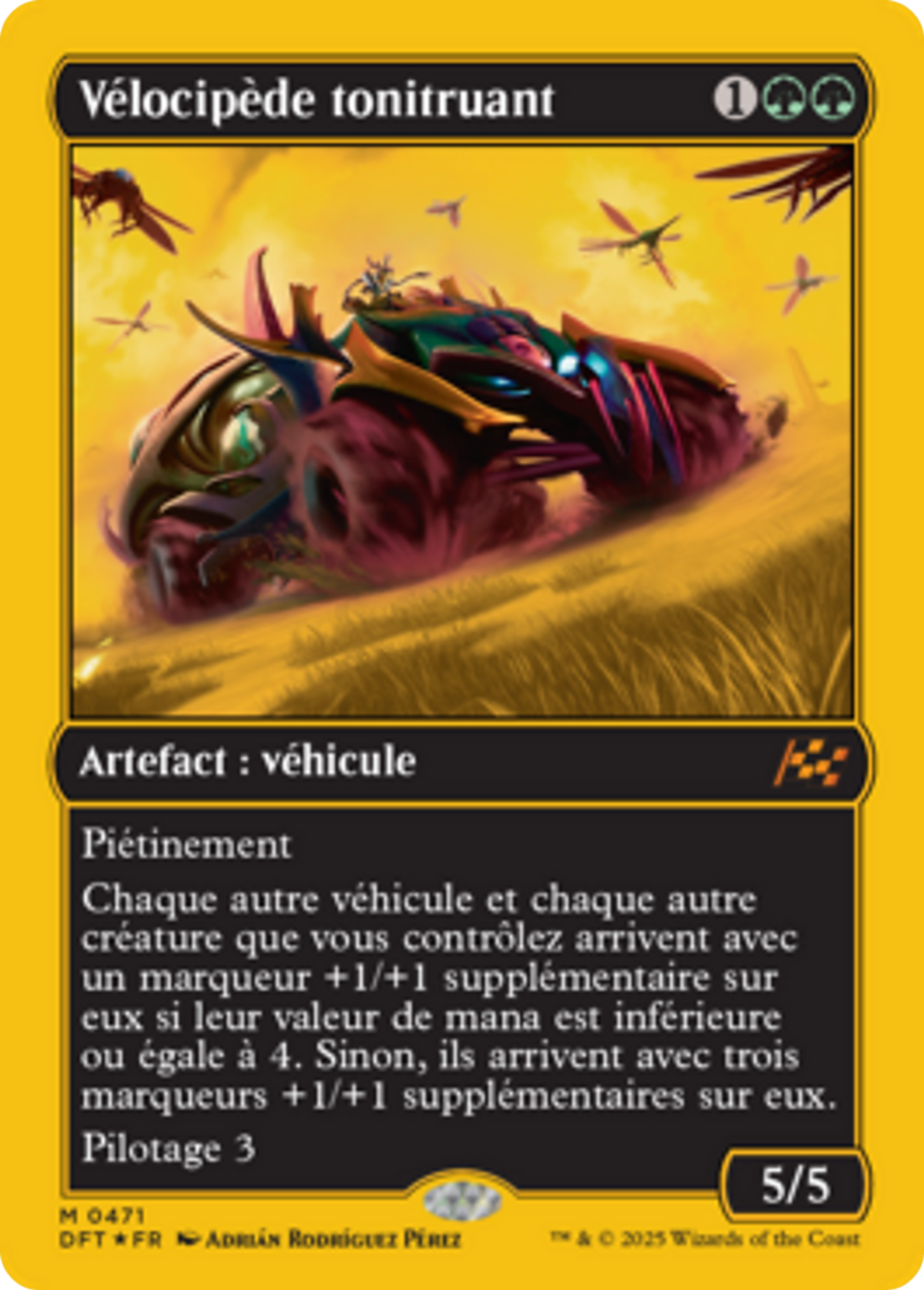 Vélocipède tonitruant — Aetherdrift — Magic: The Gathering