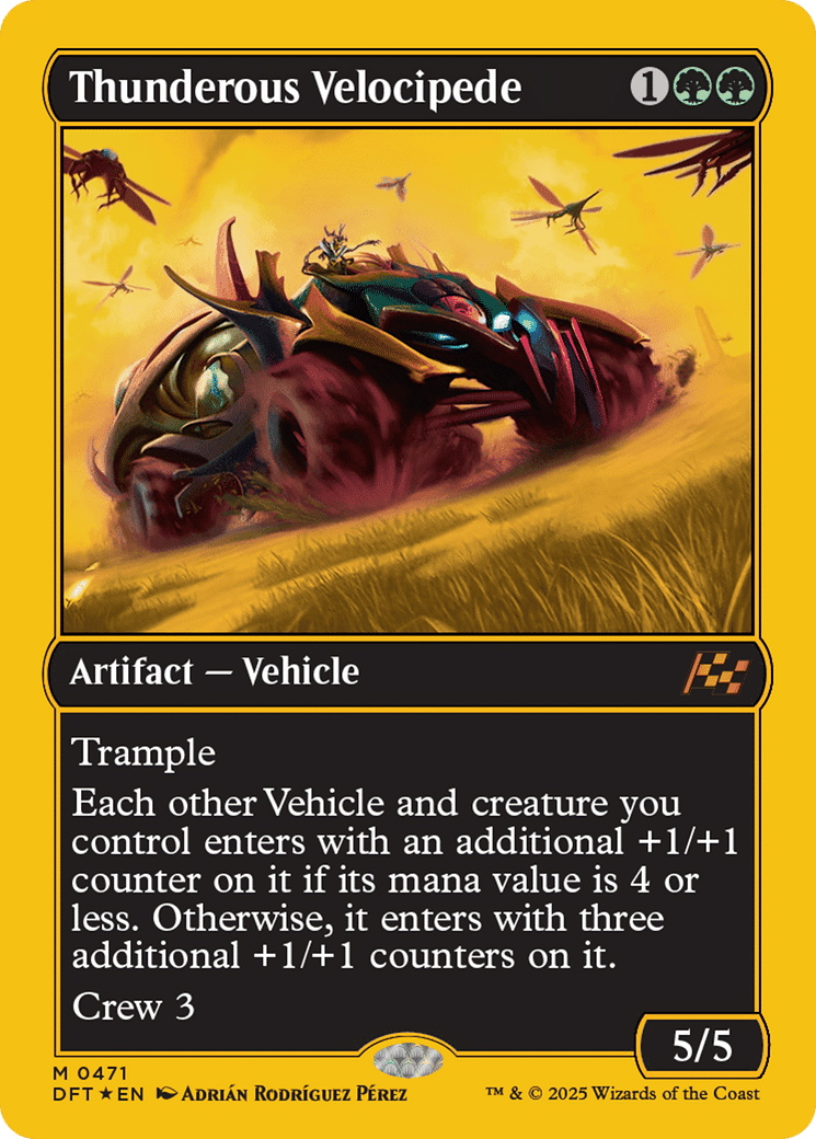 Thunderous Velocipede — Aetherdrift — Magic: The Gathering