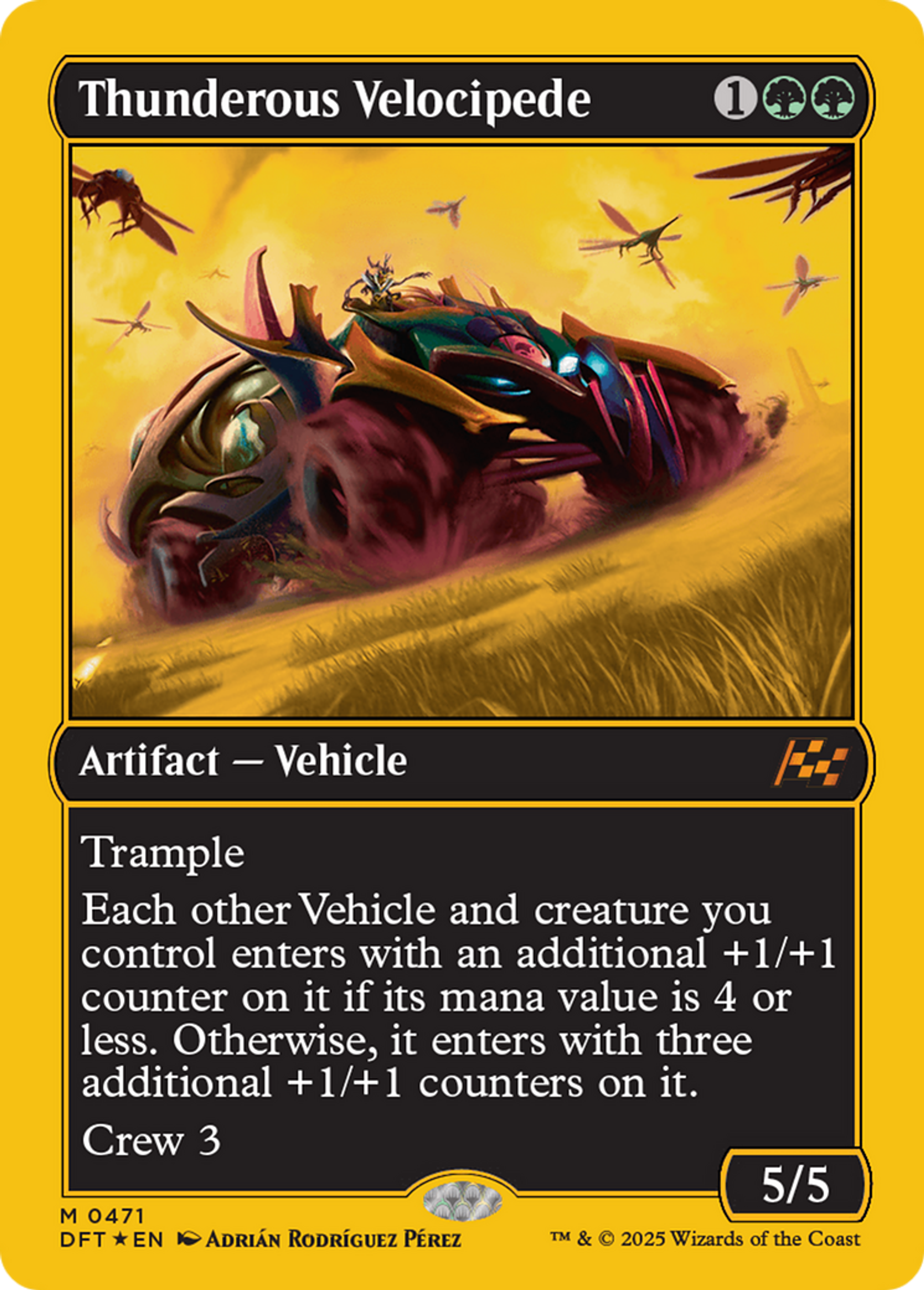 Thunderous Velocipede — Aetherdrift — Magic: The Gathering