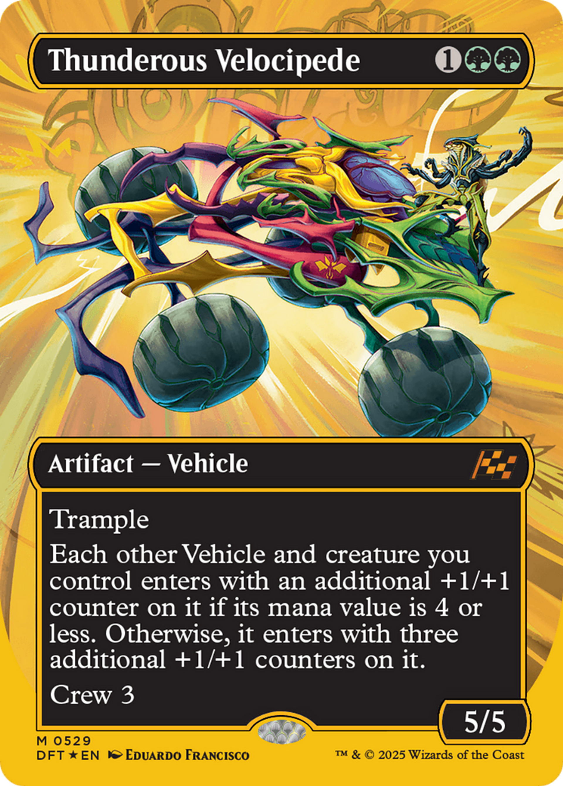 Thunderous Velocipede — Aetherdrift — Magic: The Gathering