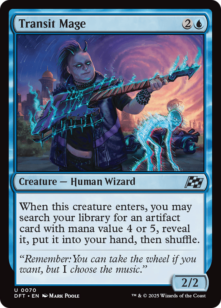 Transit Mage — Aetherdrift — Magic: The Gathering
