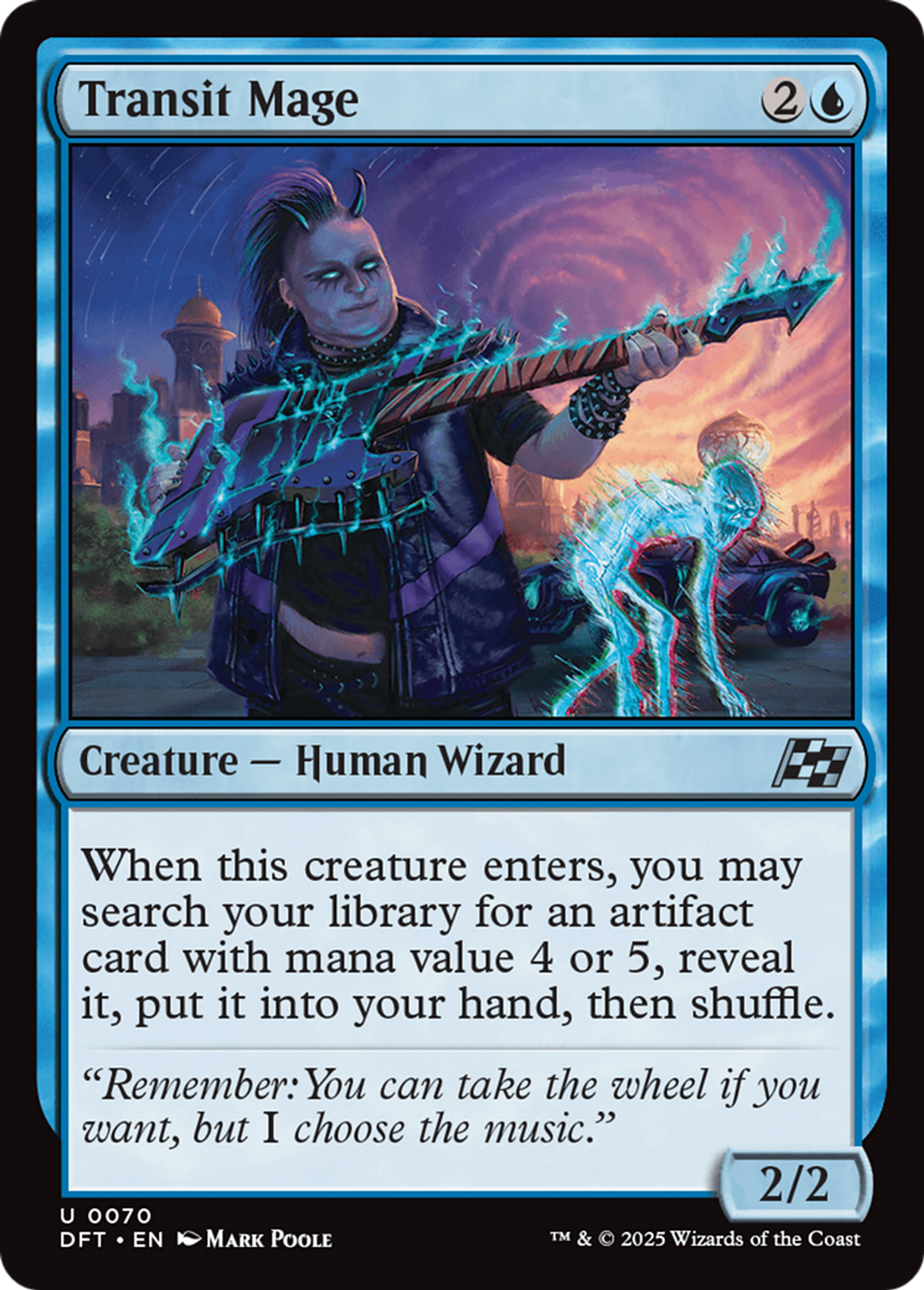 Transit Mage — Aetherdrift — Magic: The Gathering