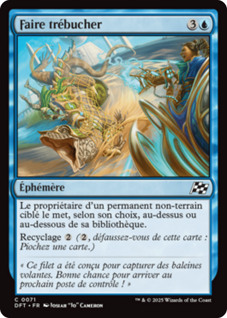 Faire trébucher — Aetherdrift — Magic: The Gathering