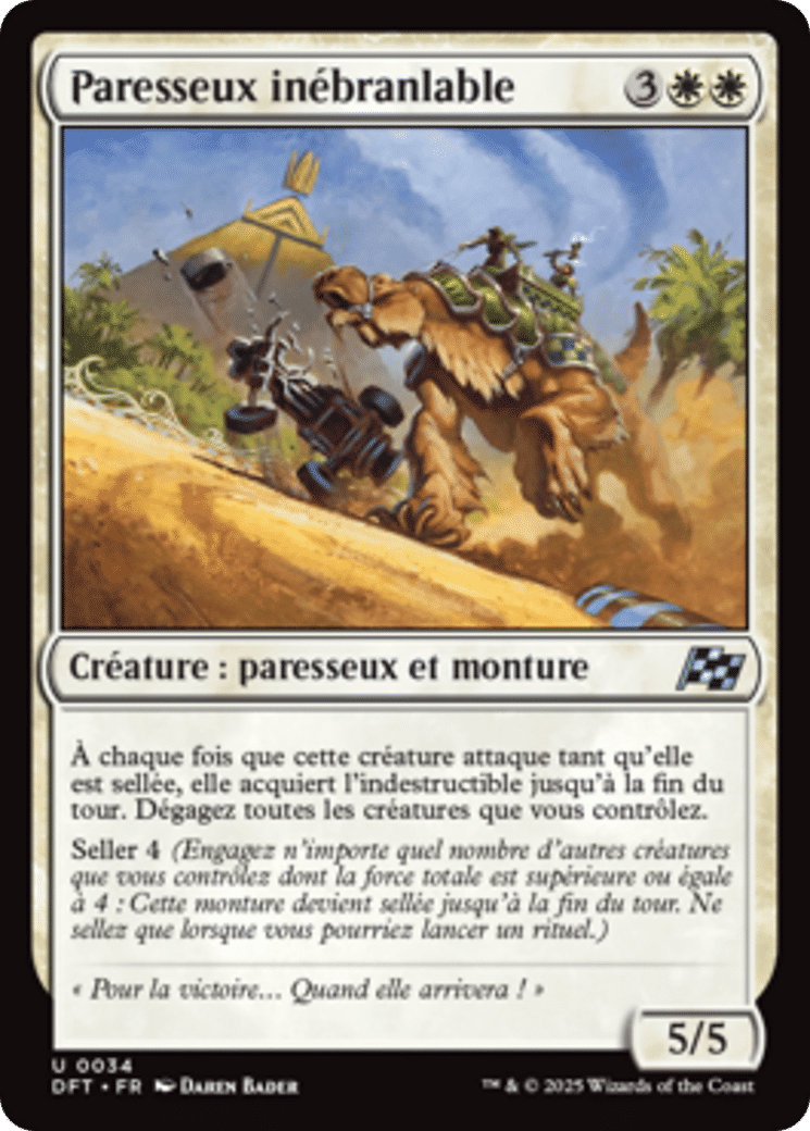 Paresseux inébranlable — Aetherdrift — Magic: The Gathering