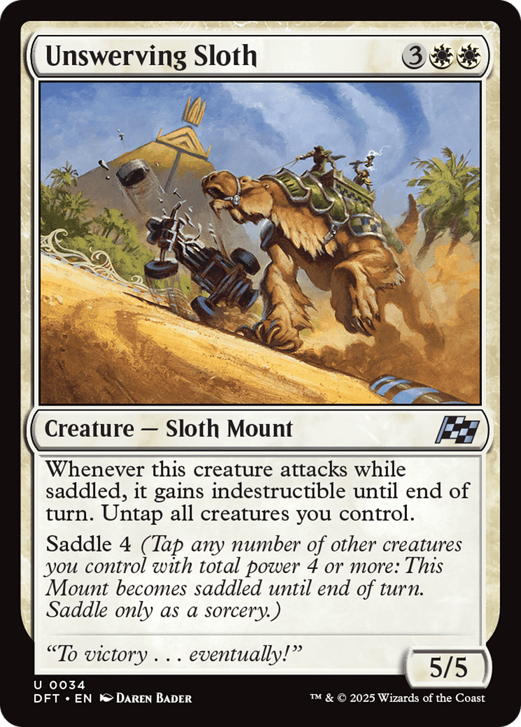 Unswerving Sloth — Aetherdrift — Magic: The Gathering