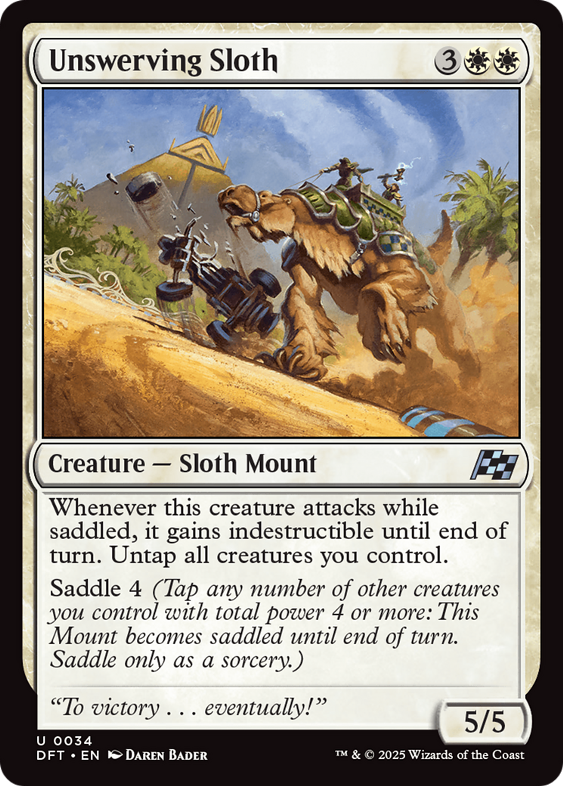 Unswerving Sloth — Aetherdrift — Magic: The Gathering