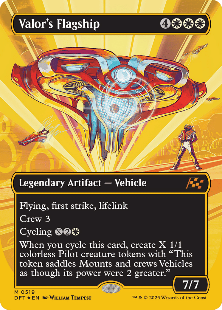 Valor's Flagship — Aetherdrift — Magic: The Gathering