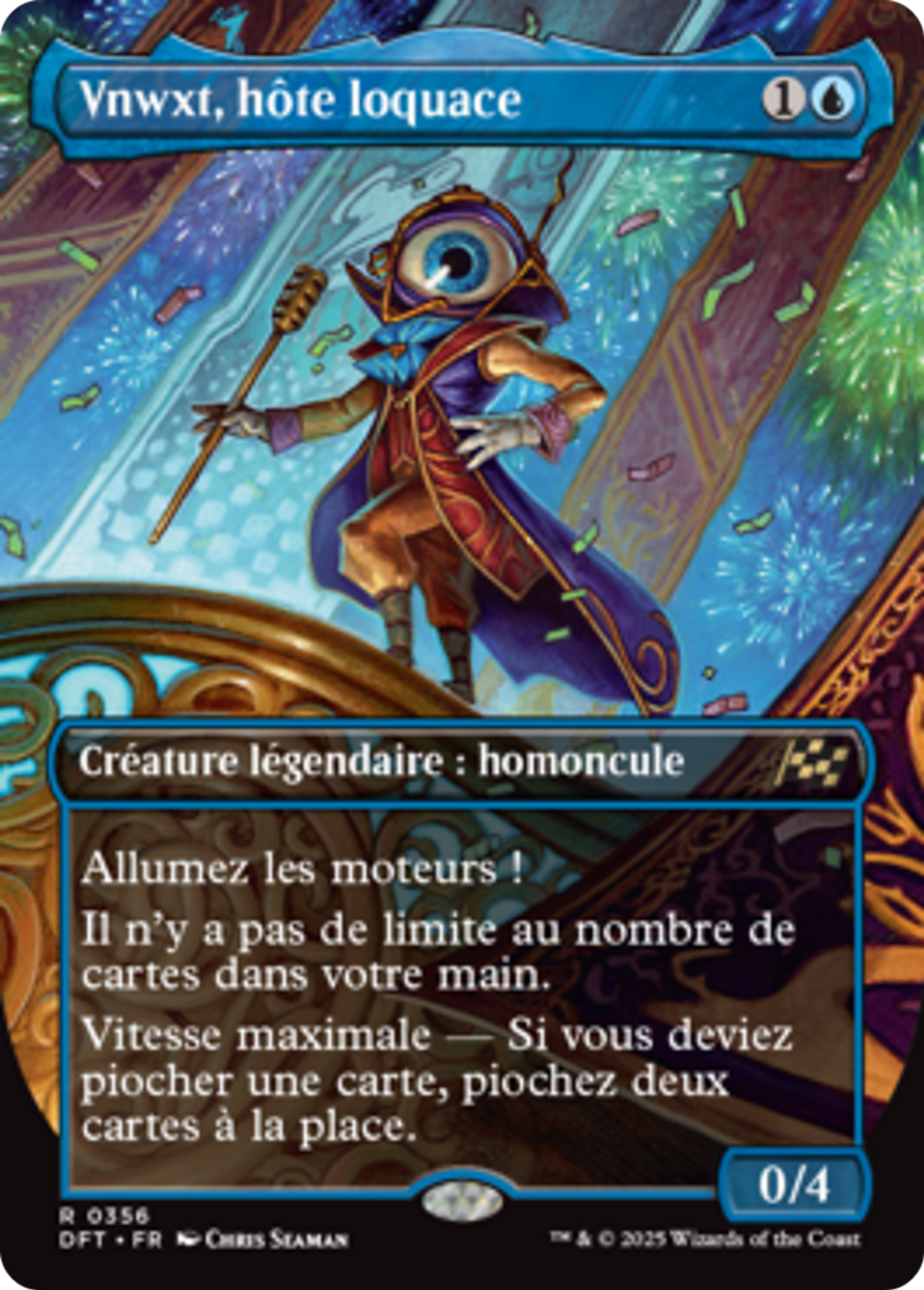 Vnwxt, hôte loquace — Aetherdrift — Magic: The Gathering