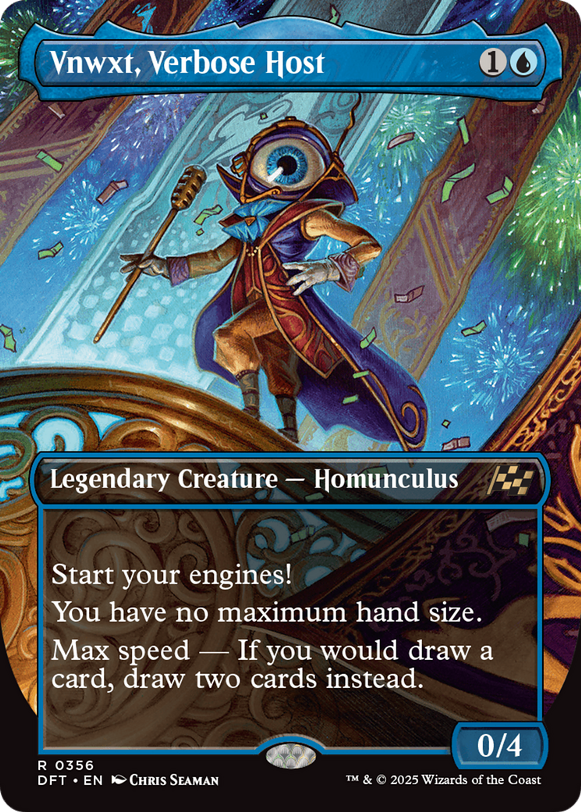 Vnwxt, Verbose Host — Aetherdrift — Magic: The Gathering