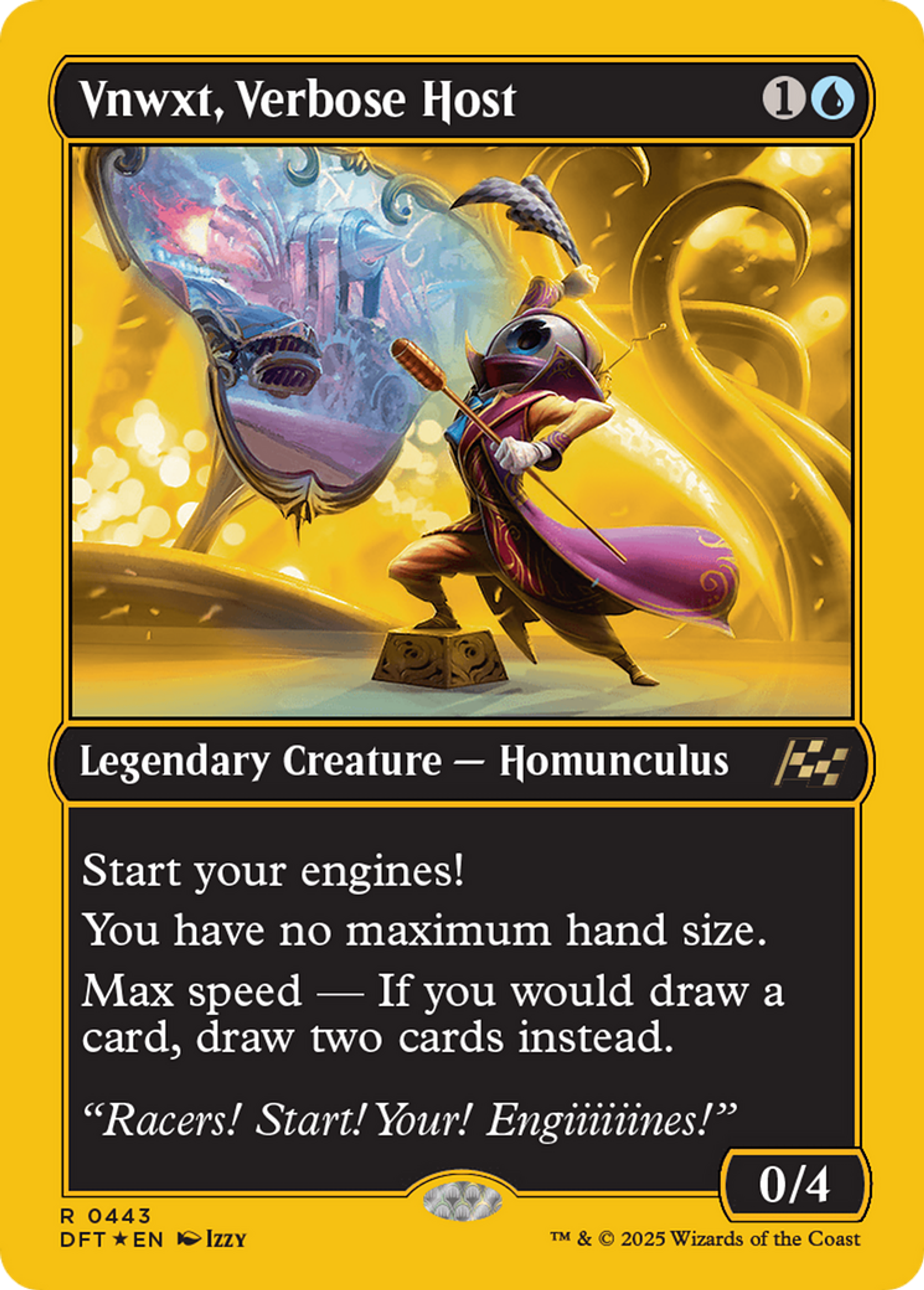 Vnwxt, Verbose Host — Aetherdrift — Magic: The Gathering