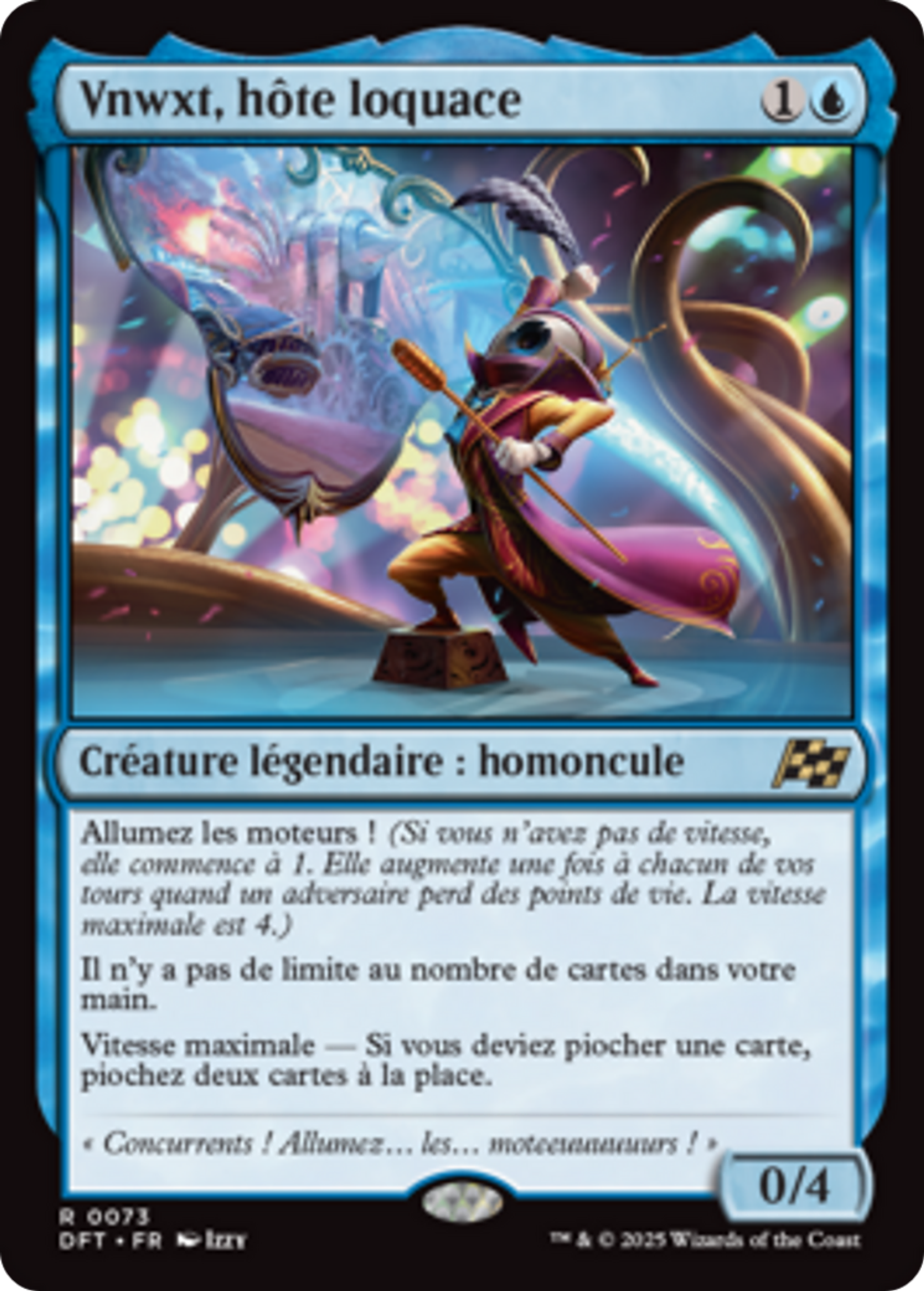 Vnwxt, hôte loquace — Aetherdrift — Magic: The Gathering