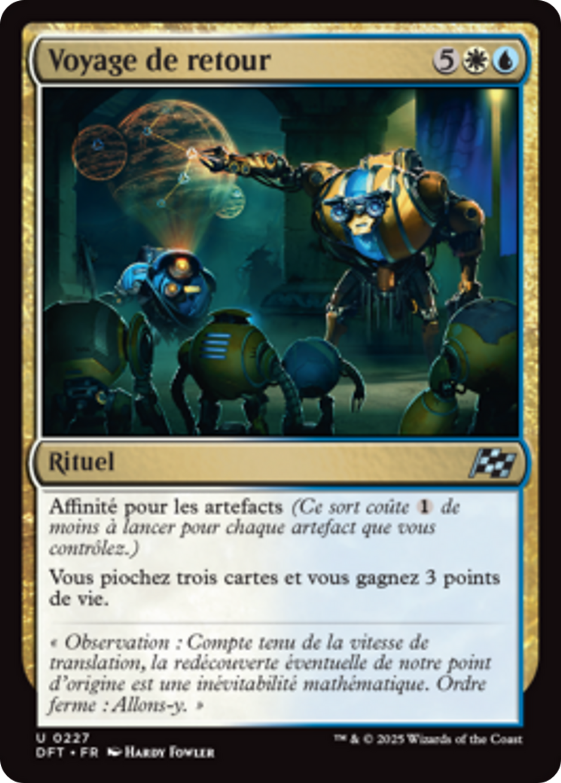 Voyage de retour — Aetherdrift — Magic: The Gathering