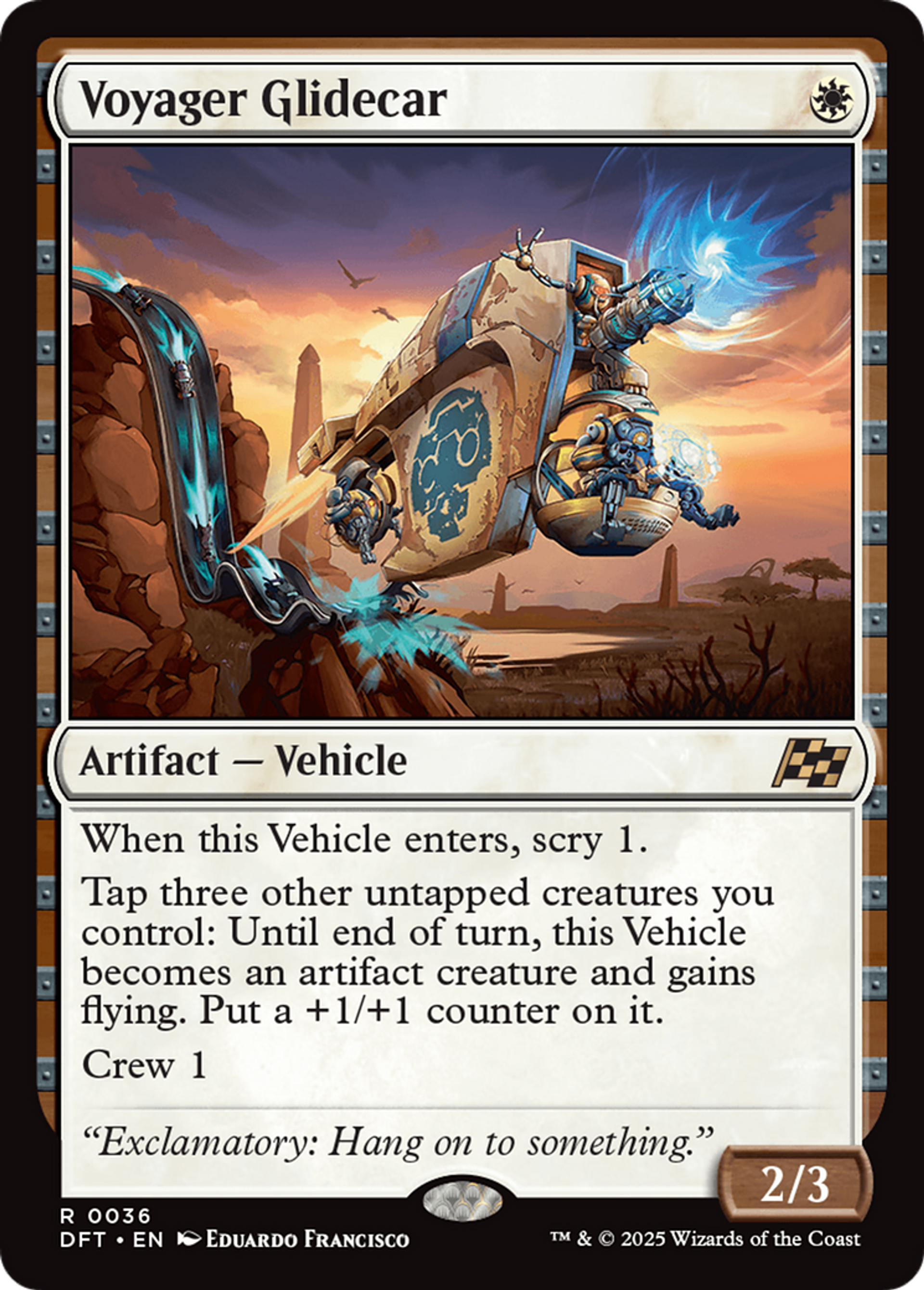 Voyager Glidecar — Aetherdrift — Magic: The Gathering