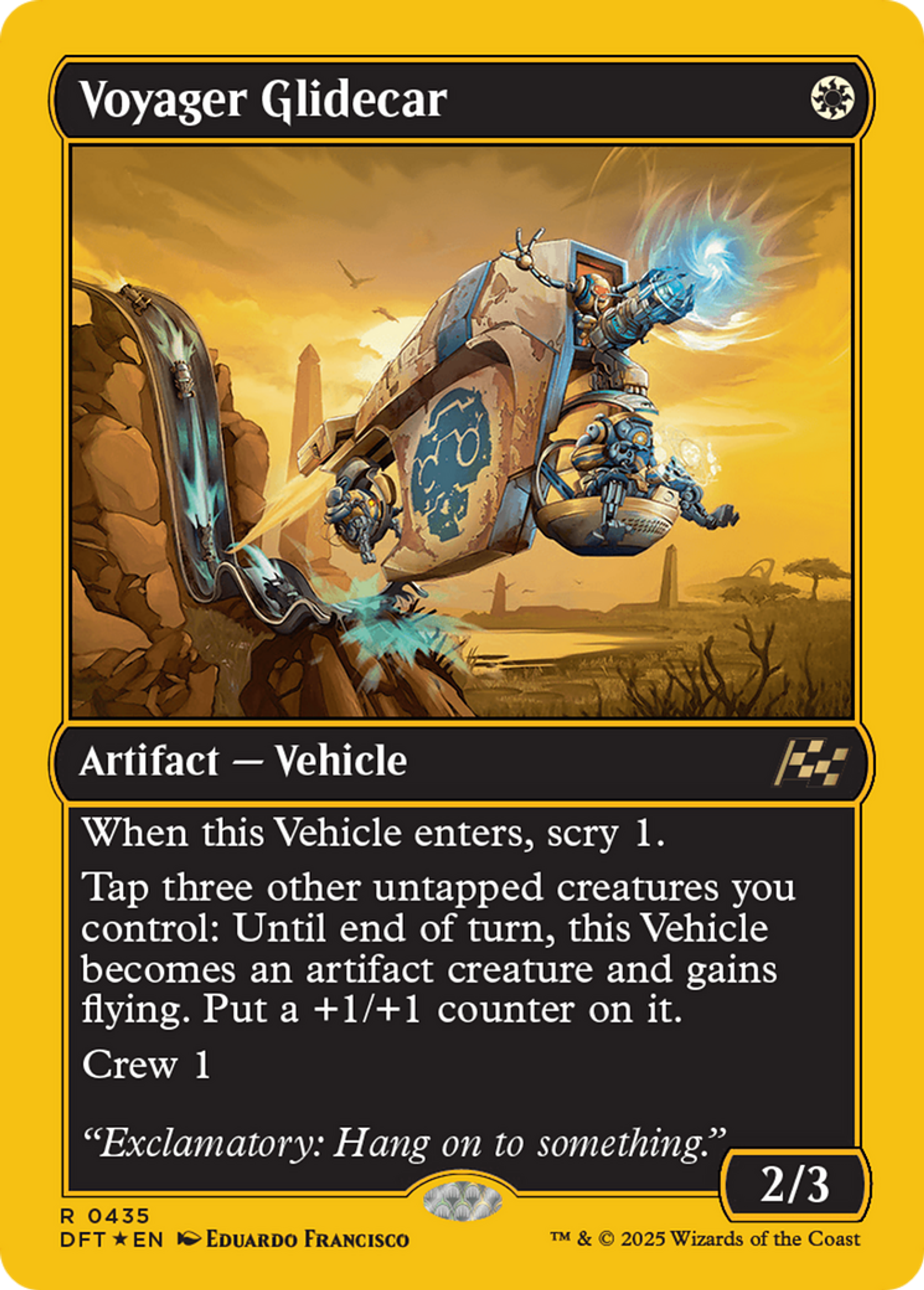 Voyager Glidecar — Aetherdrift — Magic: The Gathering